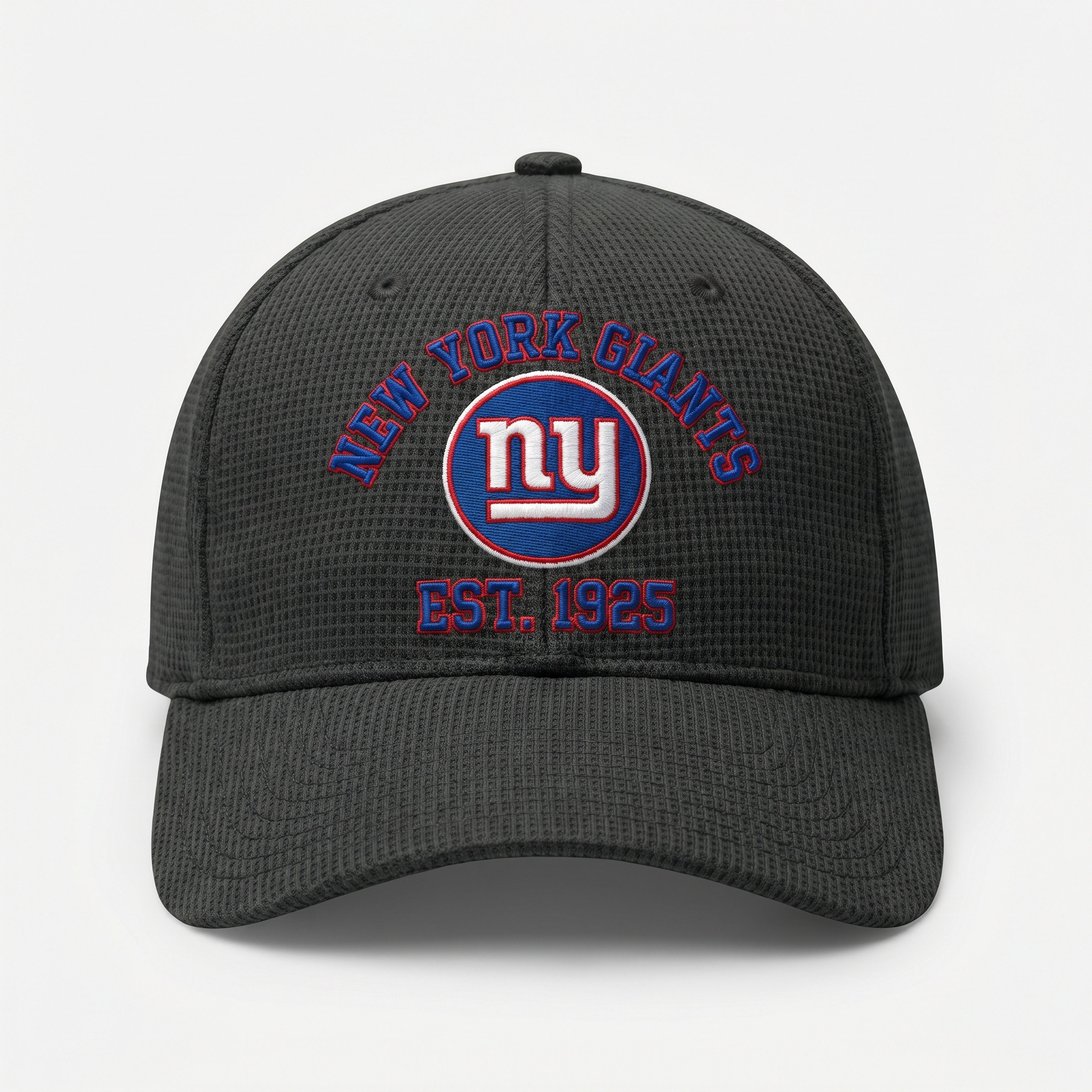 New York Giants Waffle Knit Cap in Dark Gray