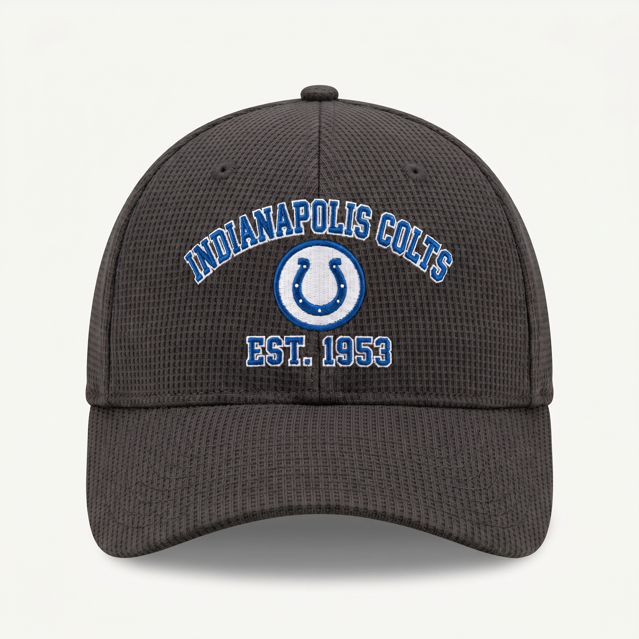 Indianapolis Colts Waffle Knit Cap in Dark Gray