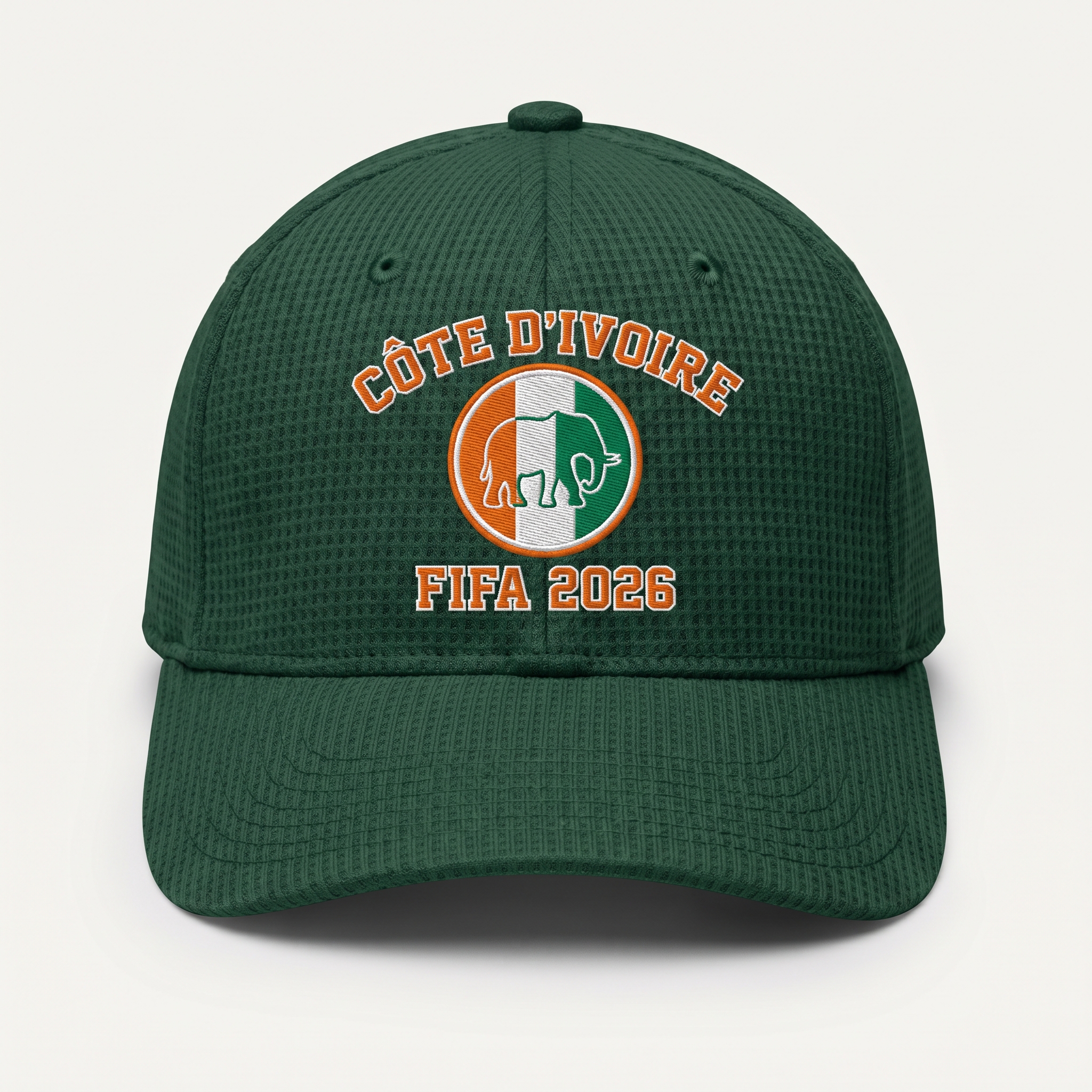 FIFA 2026 Côte d'Ivoire Waffle Knit Cap in Green