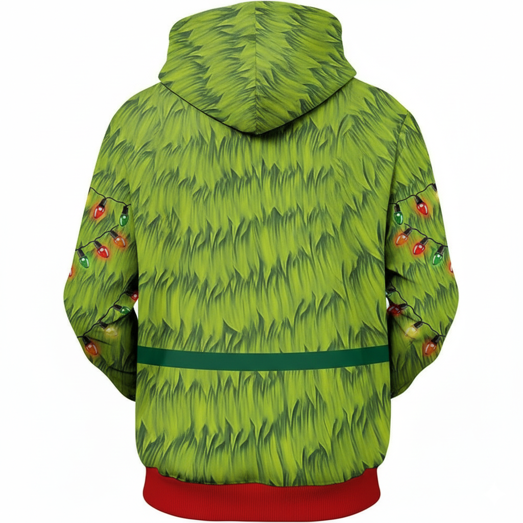 Christmas All Over Print 3D Graphic Long Sleeve Hoodie