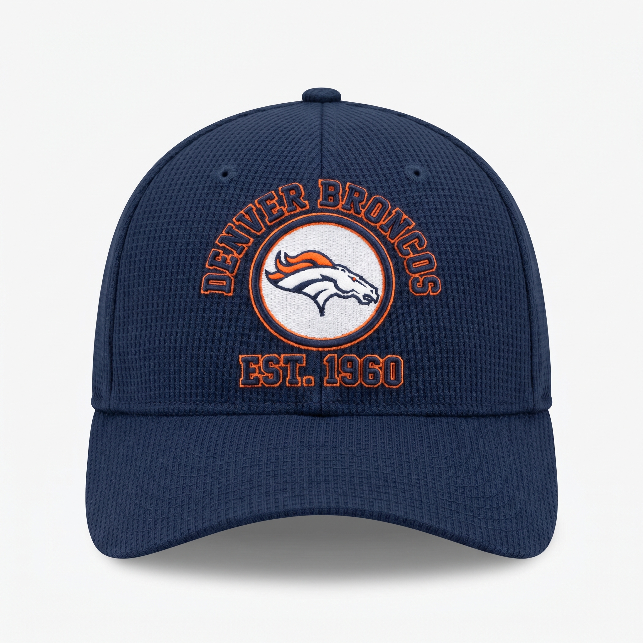 Denver Broncos Waffle Knit Cap in Blue