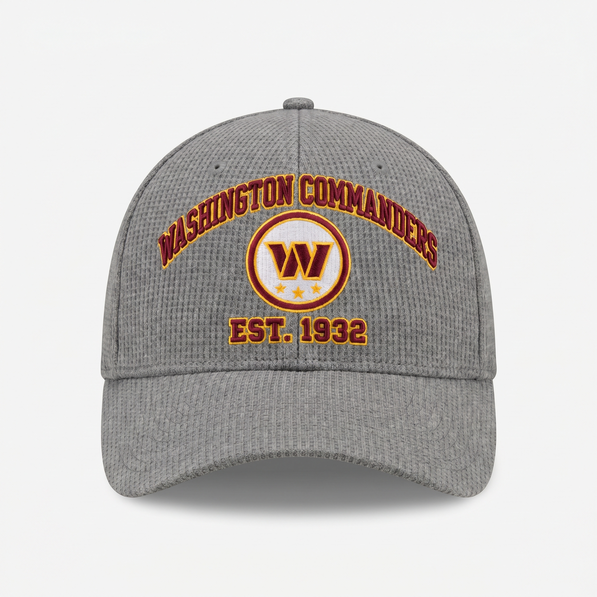 Washington Commanders Waffle Knit Cap in Gray