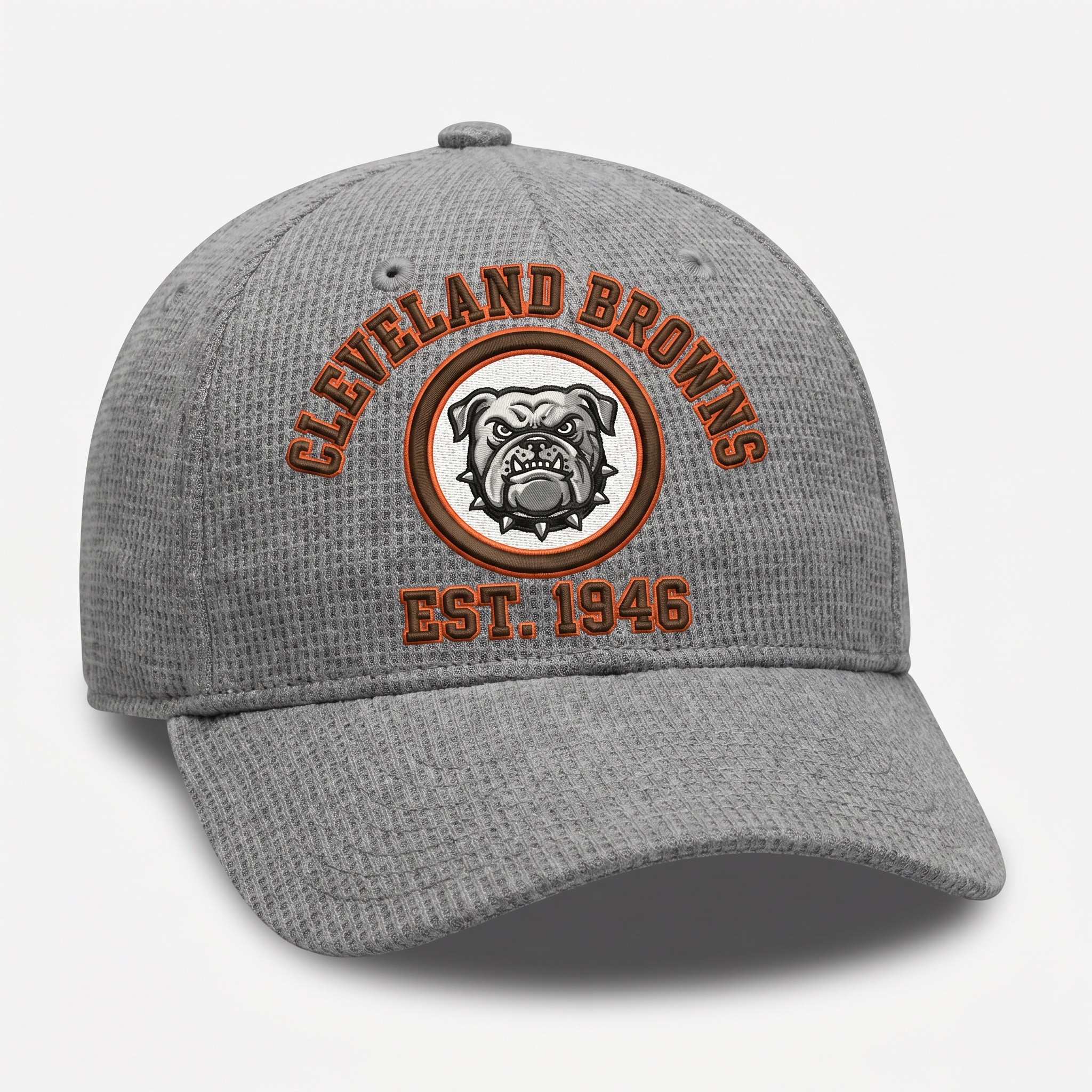 Cleveland Browns Waffle Knit Cap in Gray