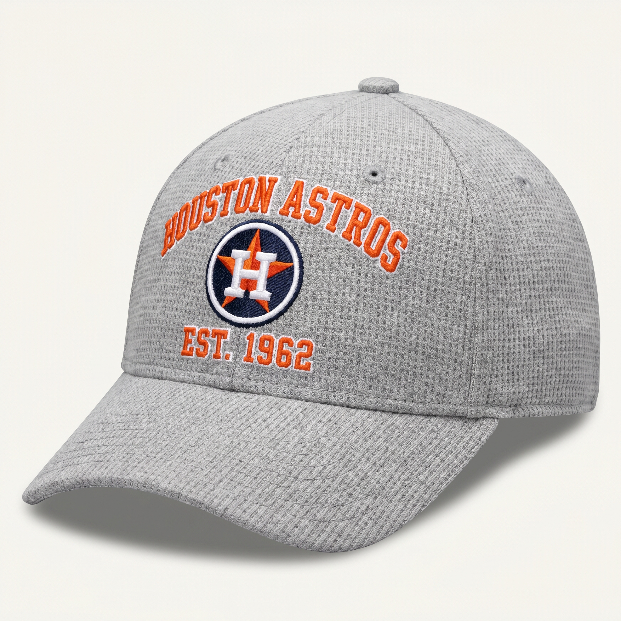 Houston Astros Waffle Knit Cap in Gray