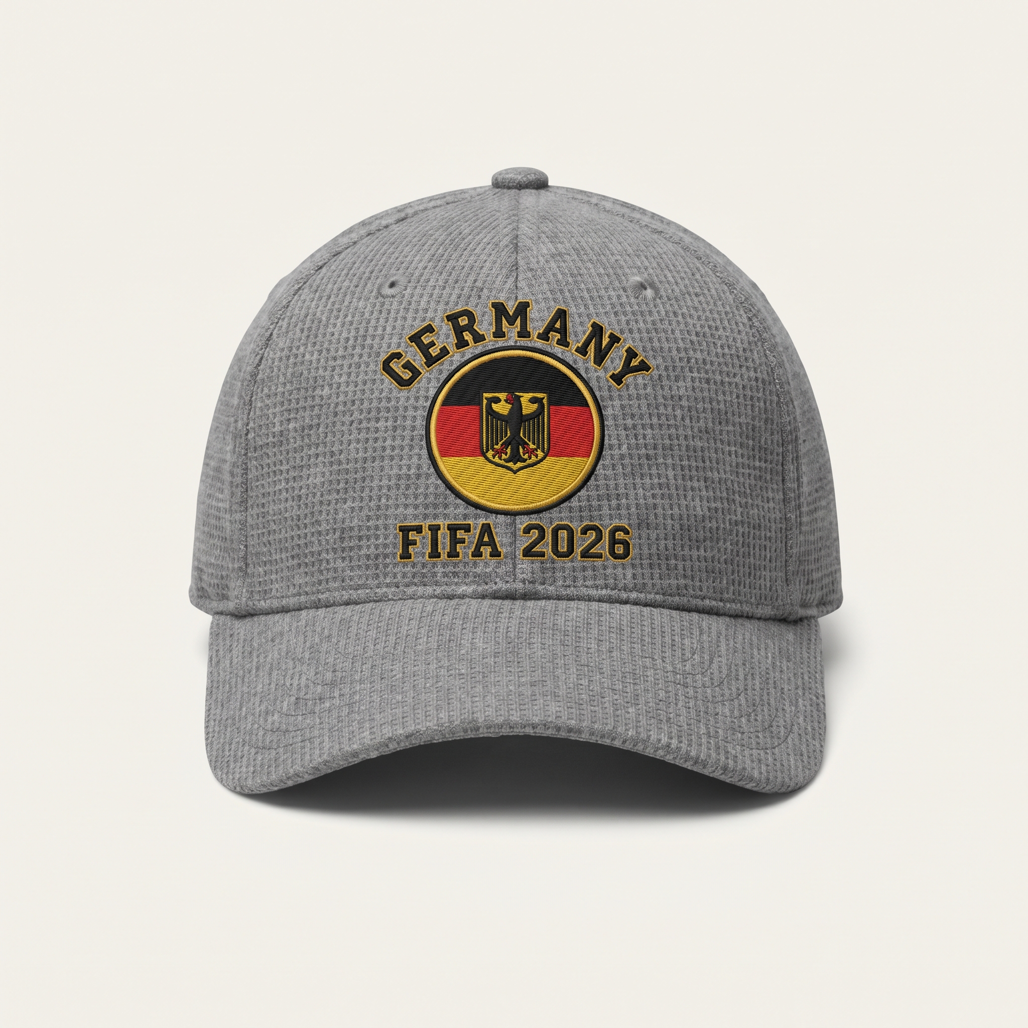 FIFA 2026 Germany Waffle Knit Cap in Gray