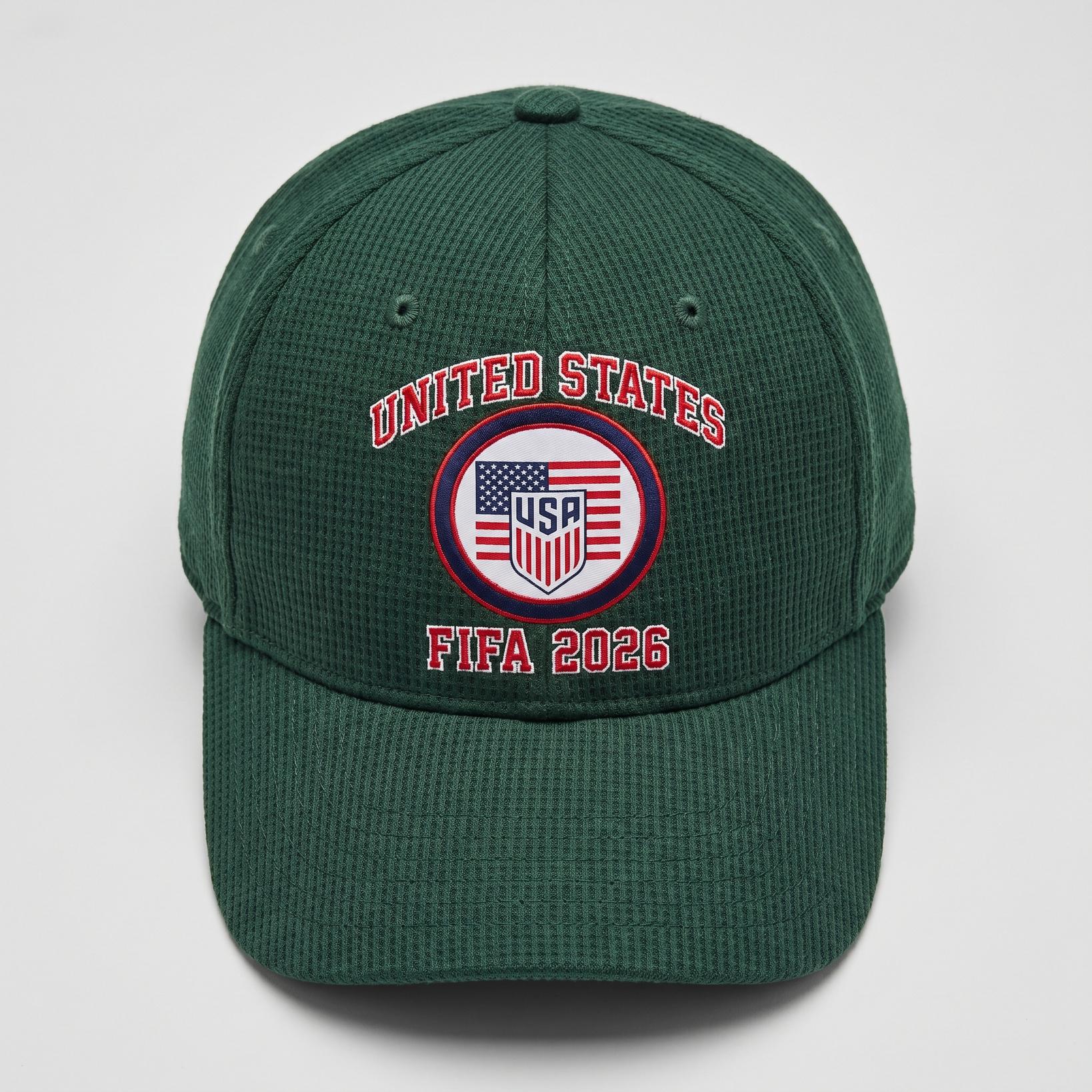FIFA 2026 United States Waffle Knit Cap in Green
