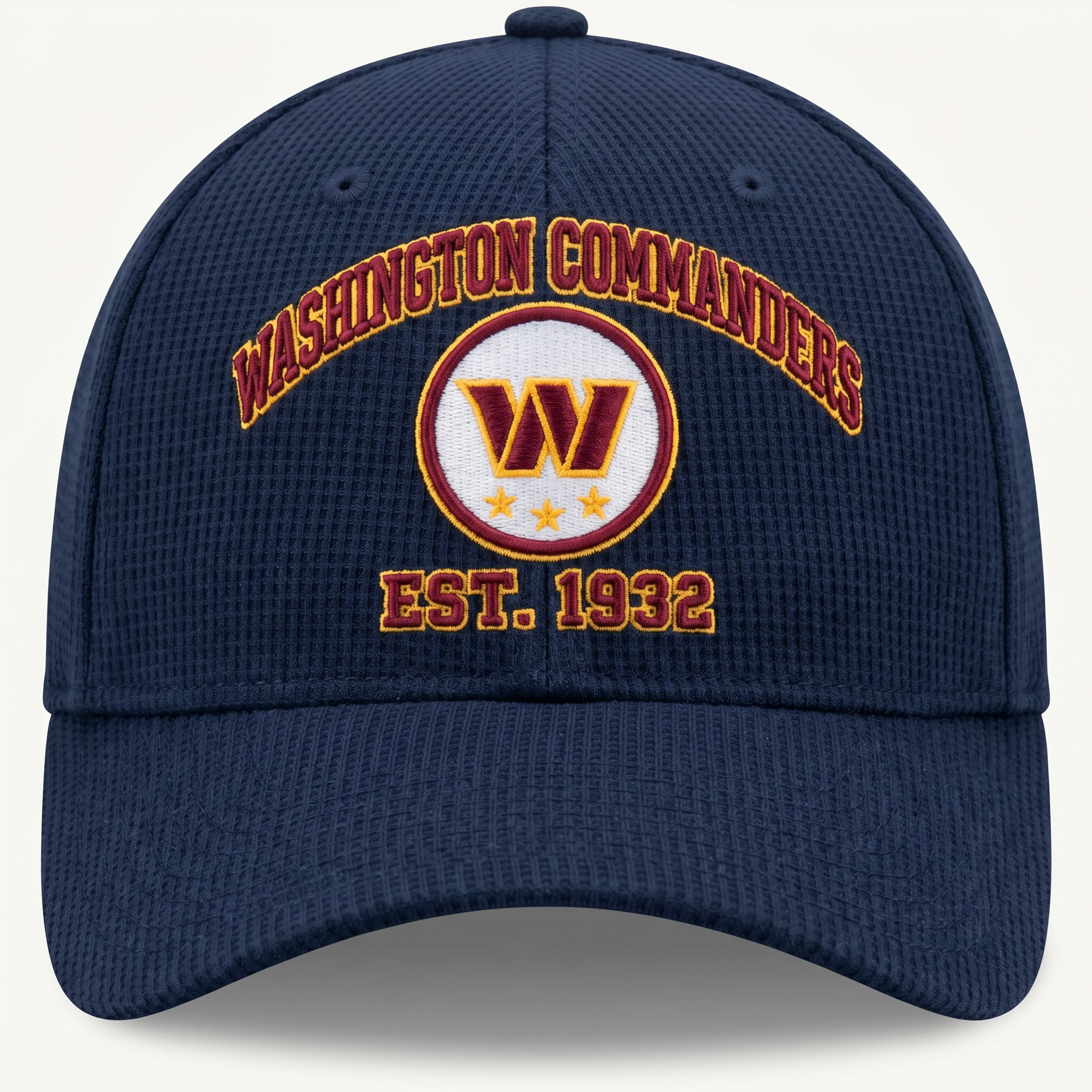 Washington Commanders Waffle Knit Cap in Blue