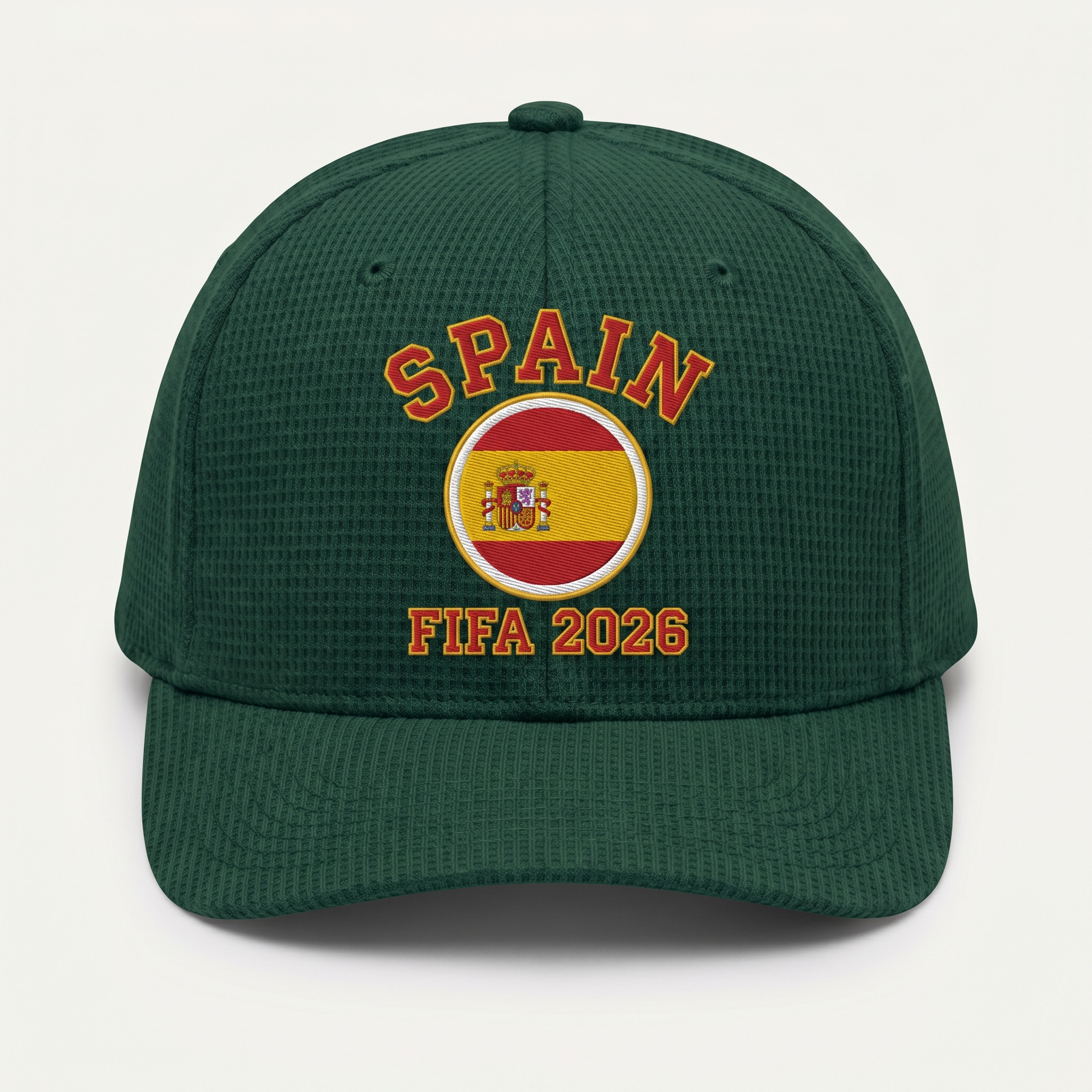FIFA 2026 Spain Waffle Knit Cap in Green
