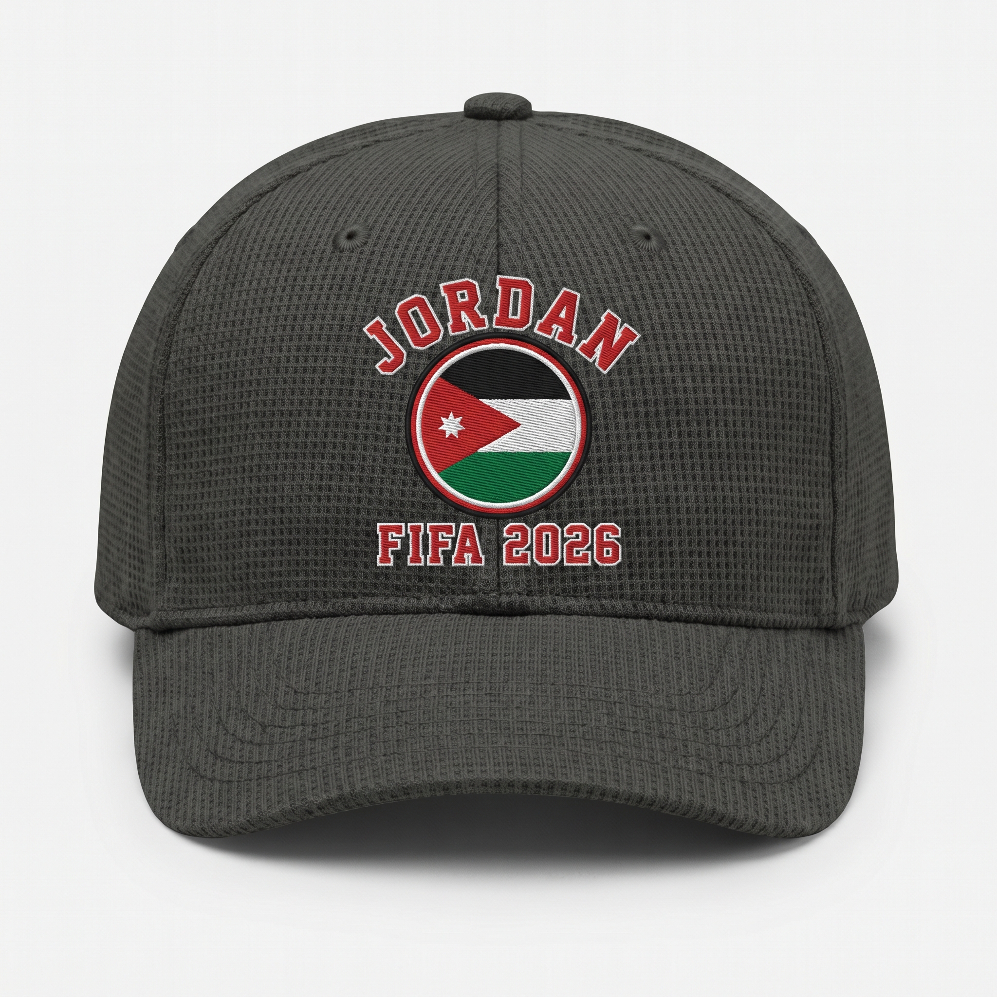 FIFA 2026 Jordan Waffle Knit Cap in Dark Gray