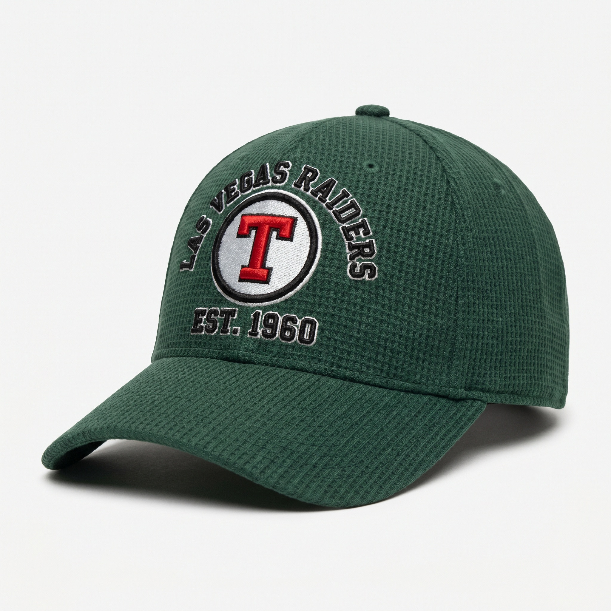 Las Vegas Raiders Waffle Knit Cap in Green