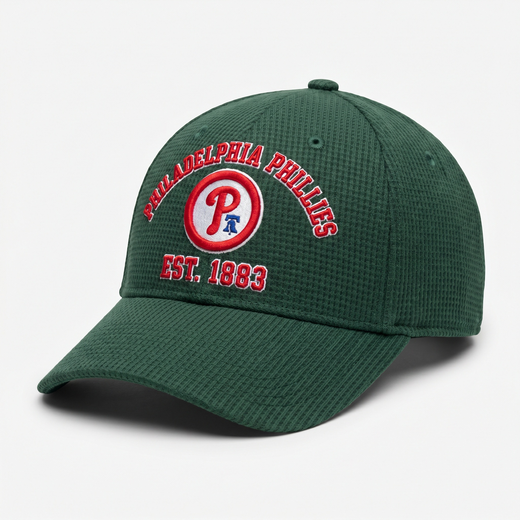 Philadelphia Phillies Waffle Knit Cap in Green