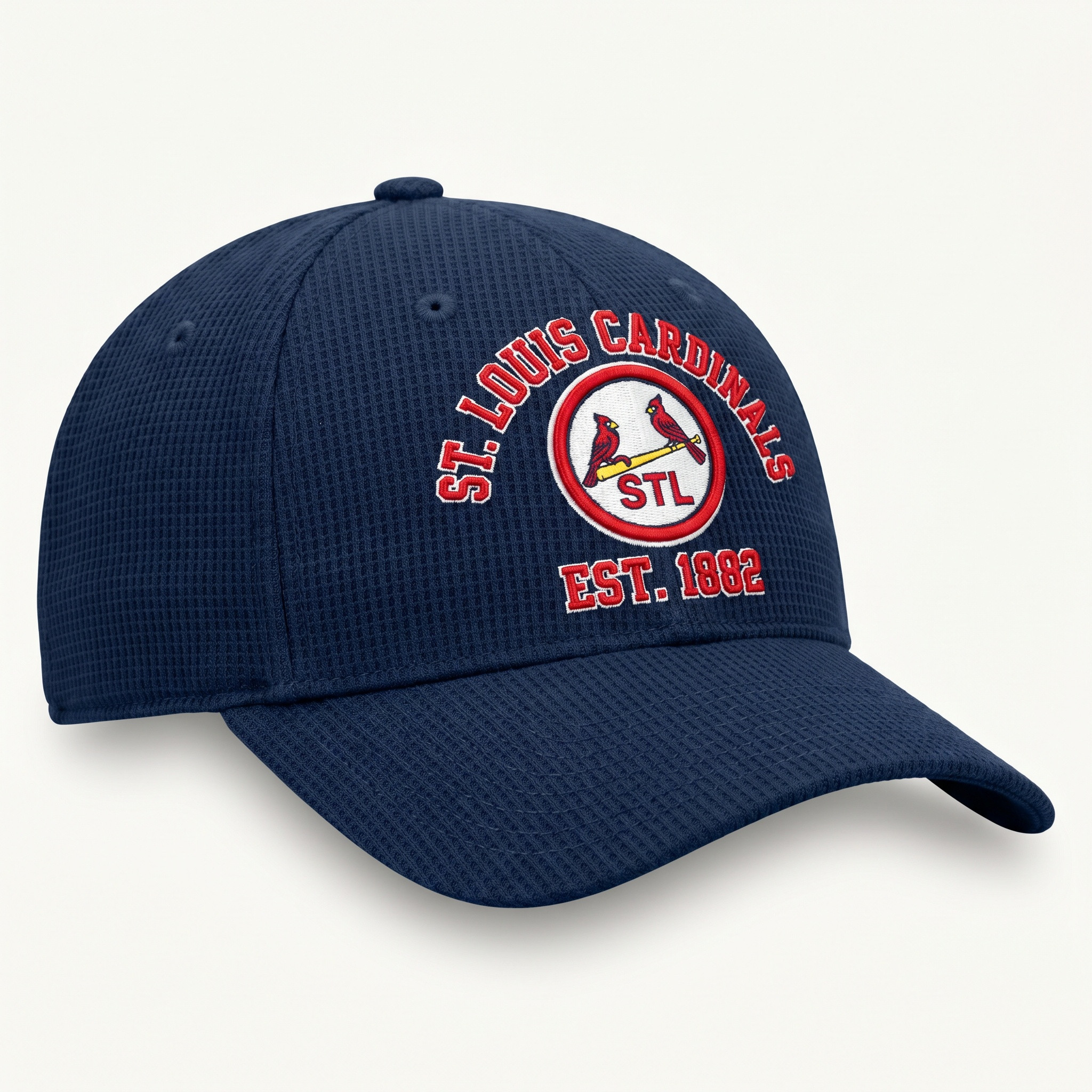 St. Louis Cardinals Waffle Knit Cap in Blue