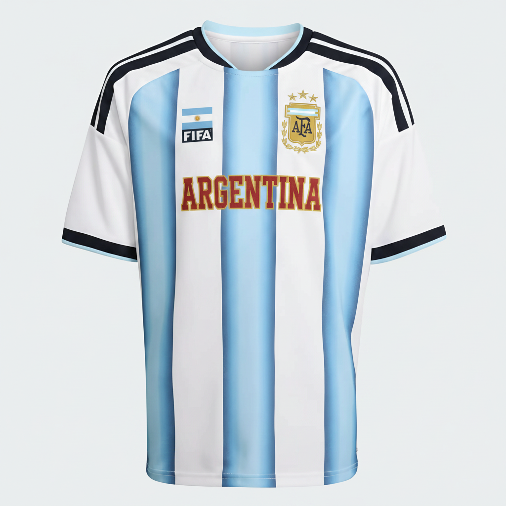 FIFA 2026 Argentina Home Soccer Jersey For Men