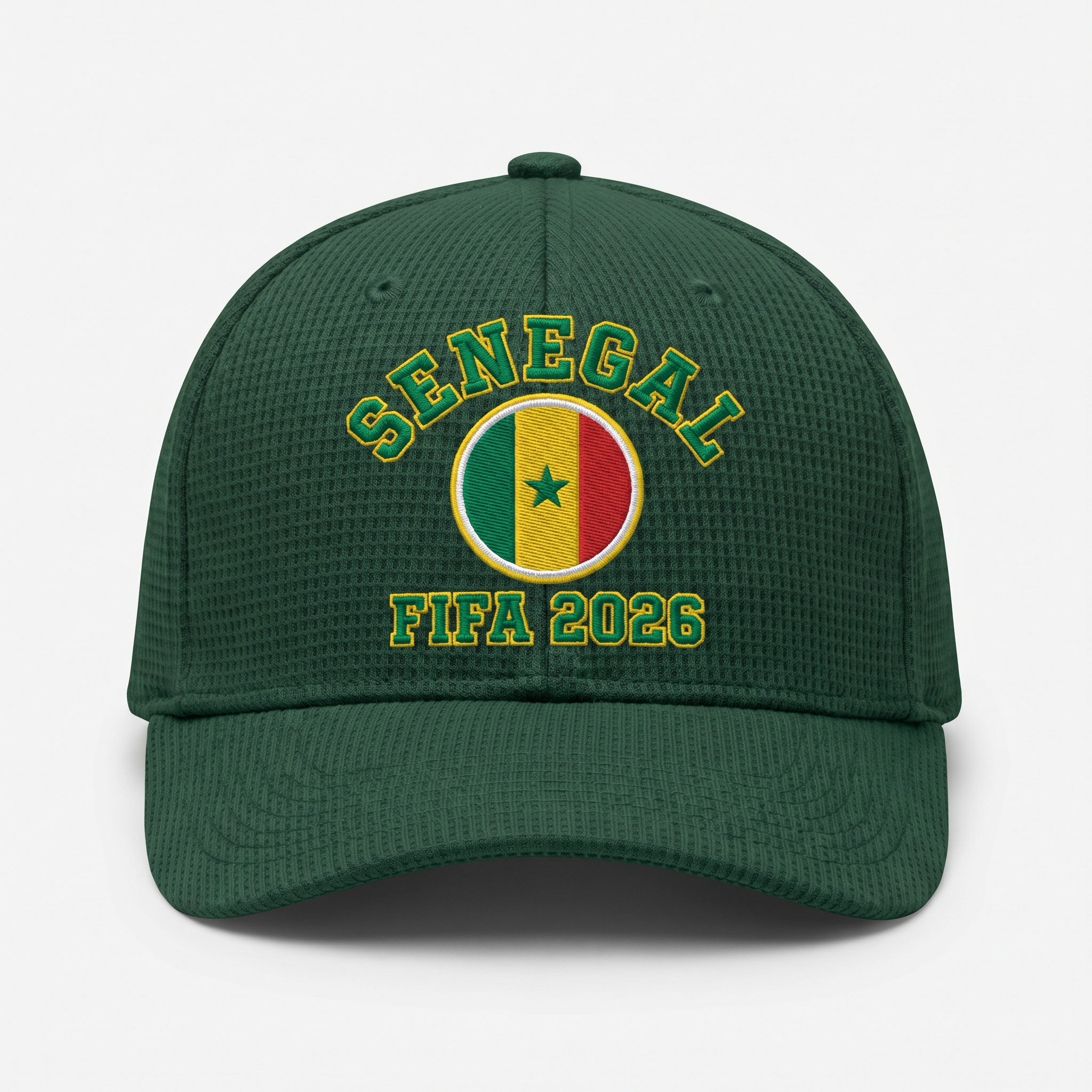 FIFA 2026 Senegal Waffle Knit Cap in Green