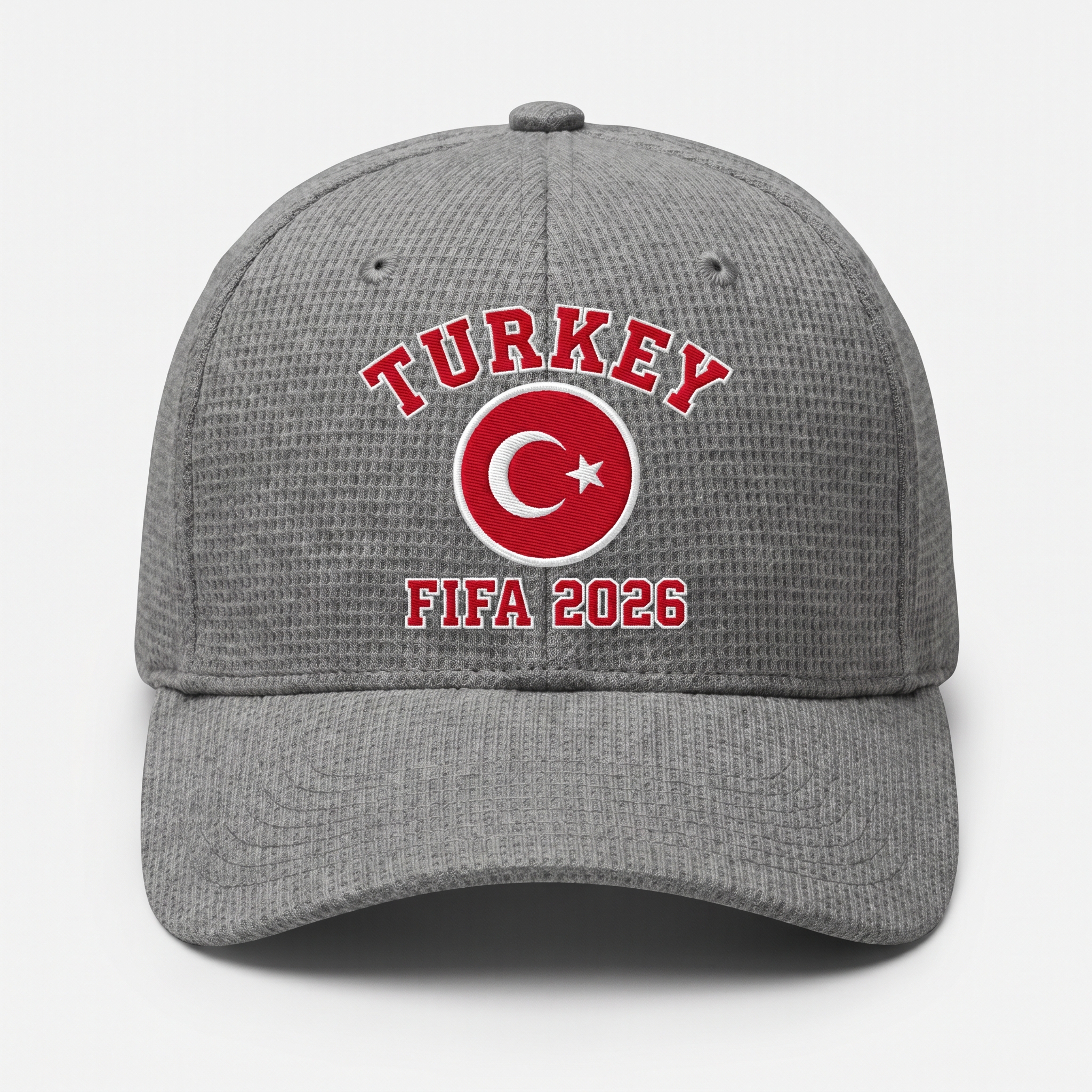 FIFA 2026 Turkey Waffle Knit Cap in Gray