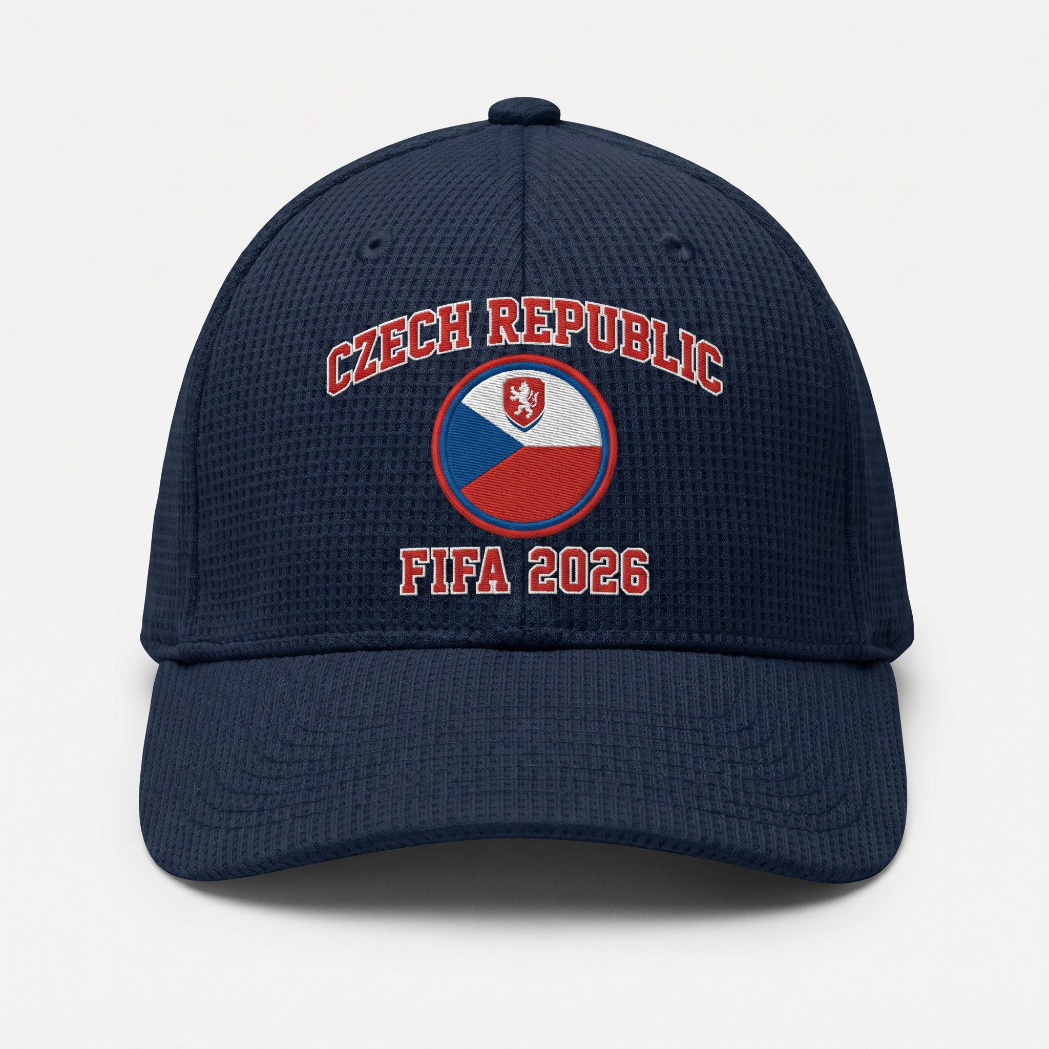 FIFA 2026 Czech Republic Waffle Knit Cap in Blue