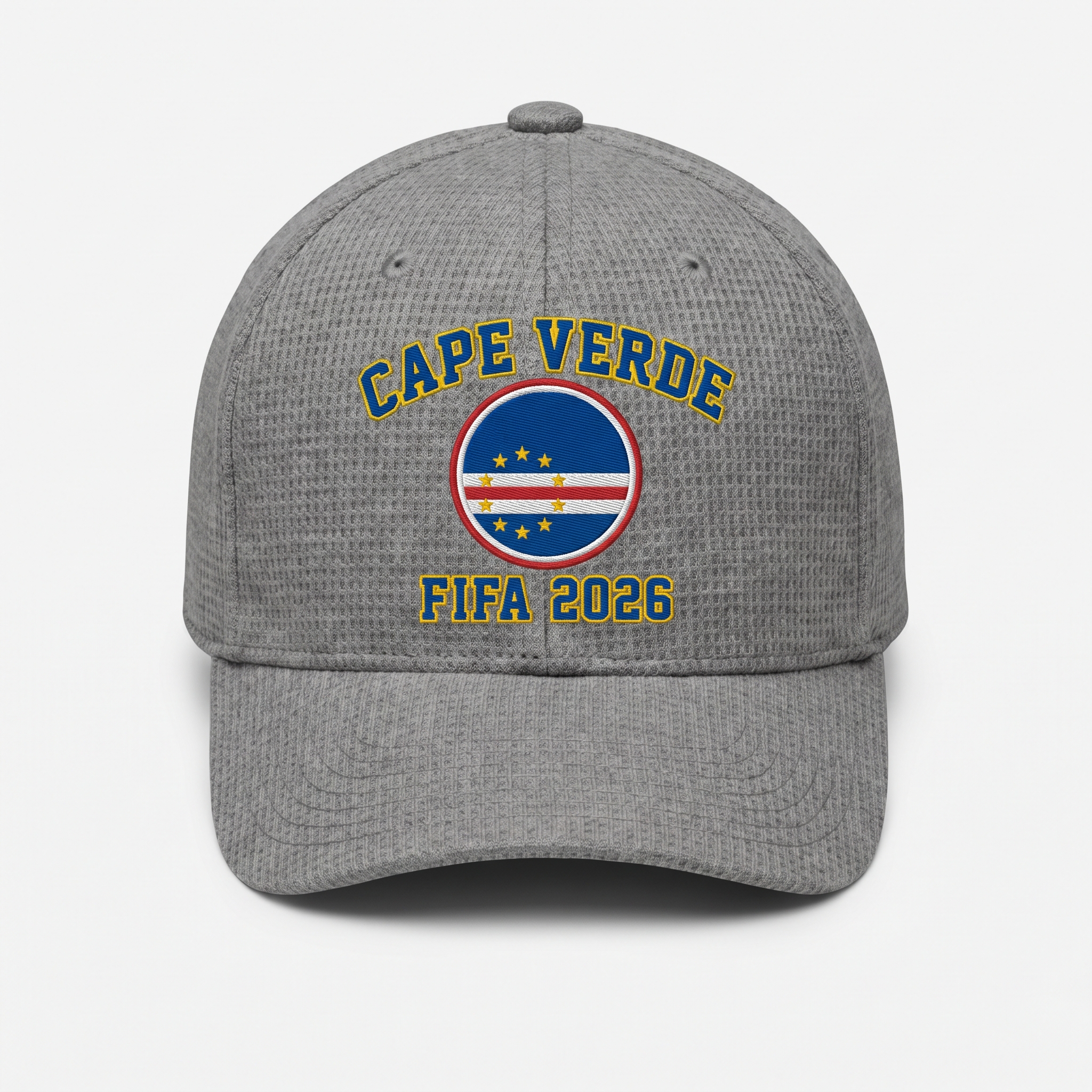 FIFA 2026 Cape Verde Waffle Knit Cap in Gray