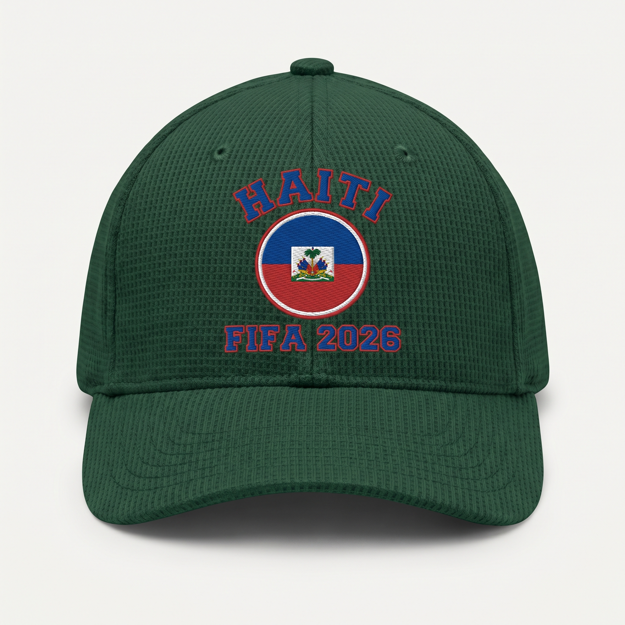 FIFA 2026 Haiti Waffle Knit Cap in Green