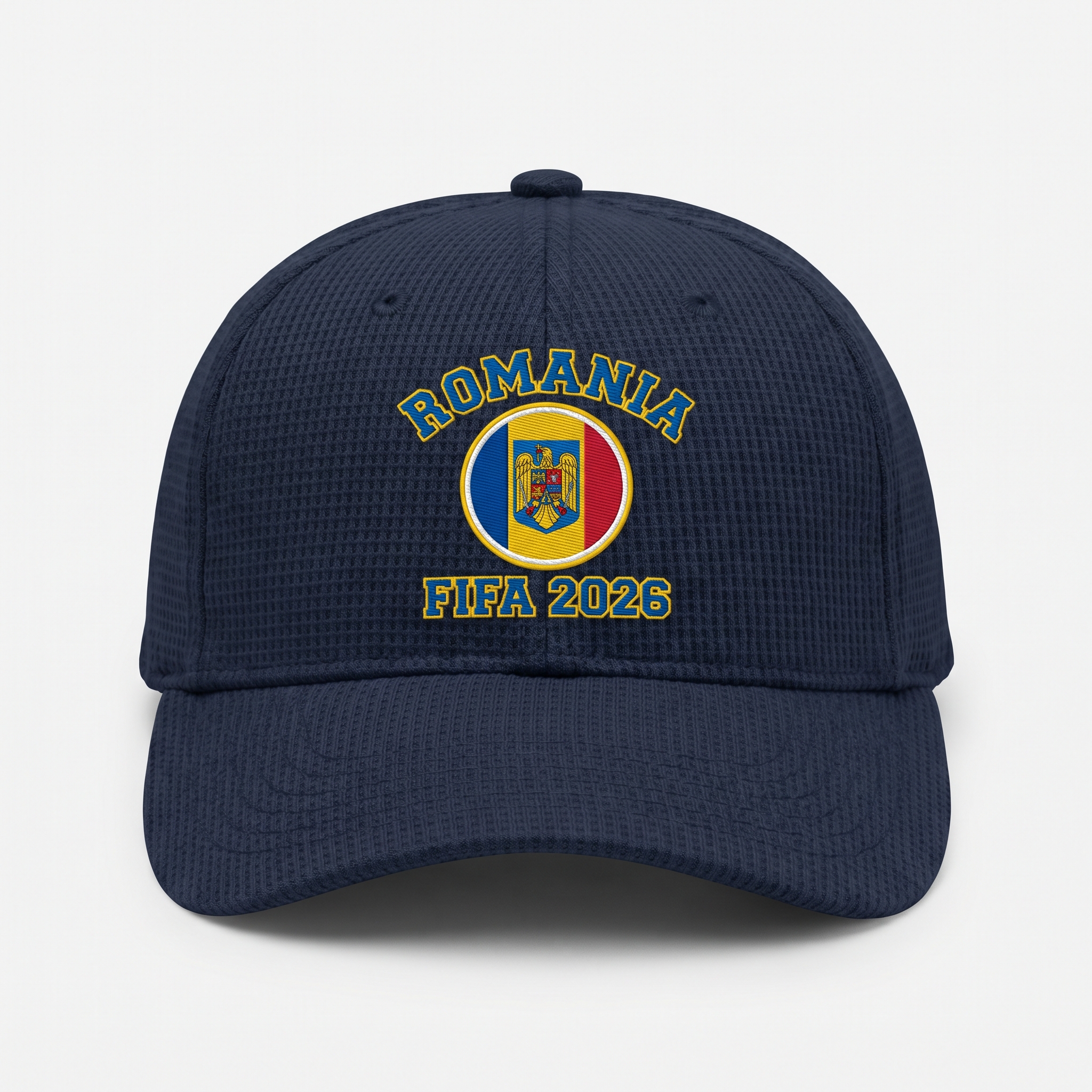 FIFA 2026 Romania Waffle Knit Cap in Blue