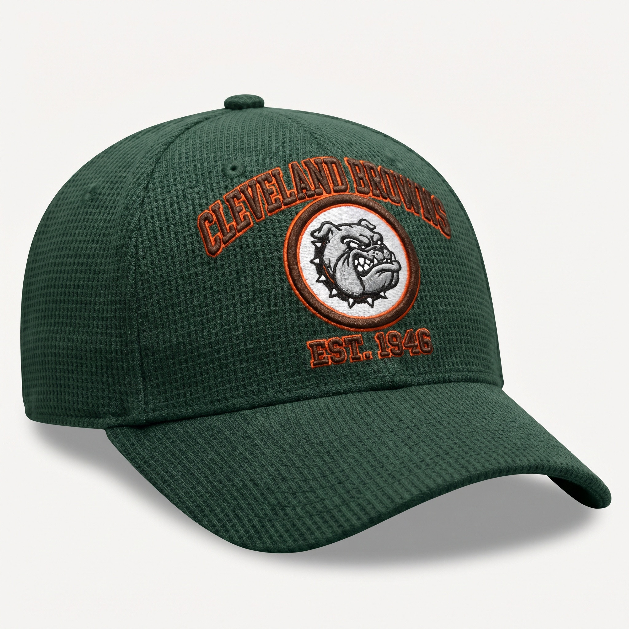 Cleveland Browns Waffle Knit Cap in Green