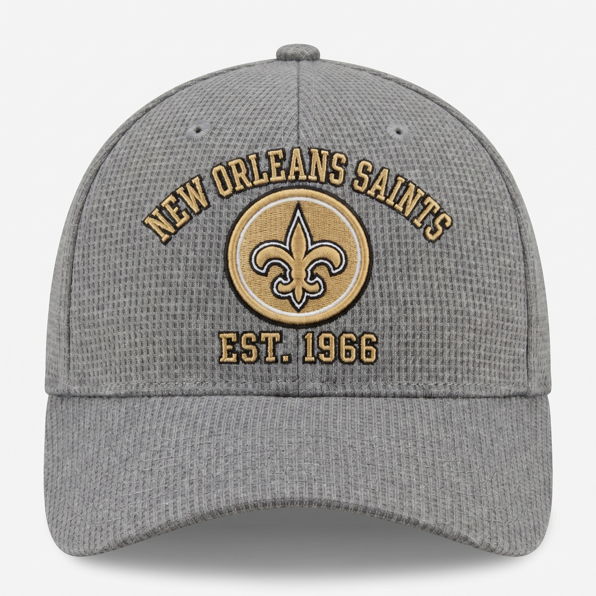New Orleans Saints Waffle Knit Cap in Gray