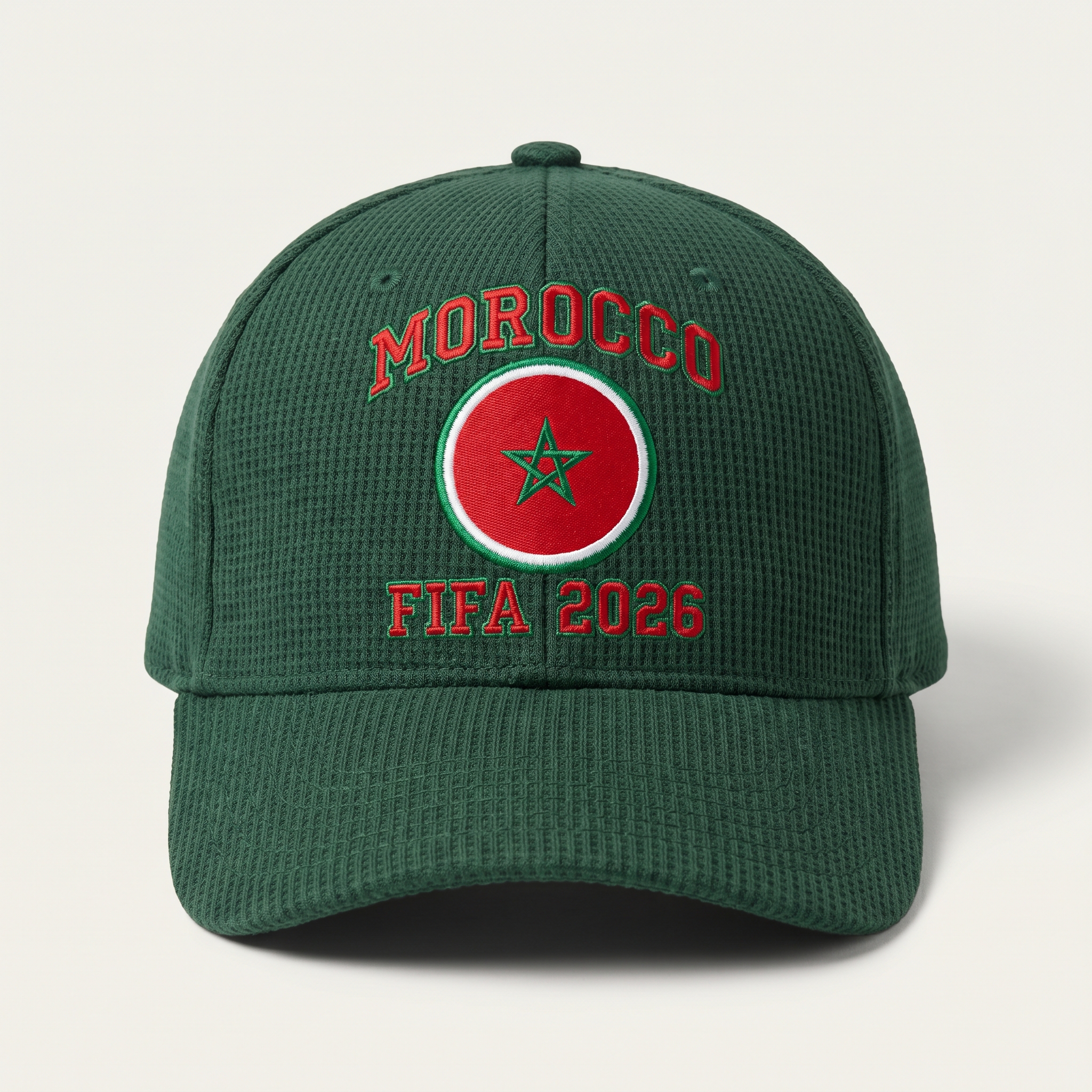 FIFA 2026 Morocco Waffle Knit Cap in Green