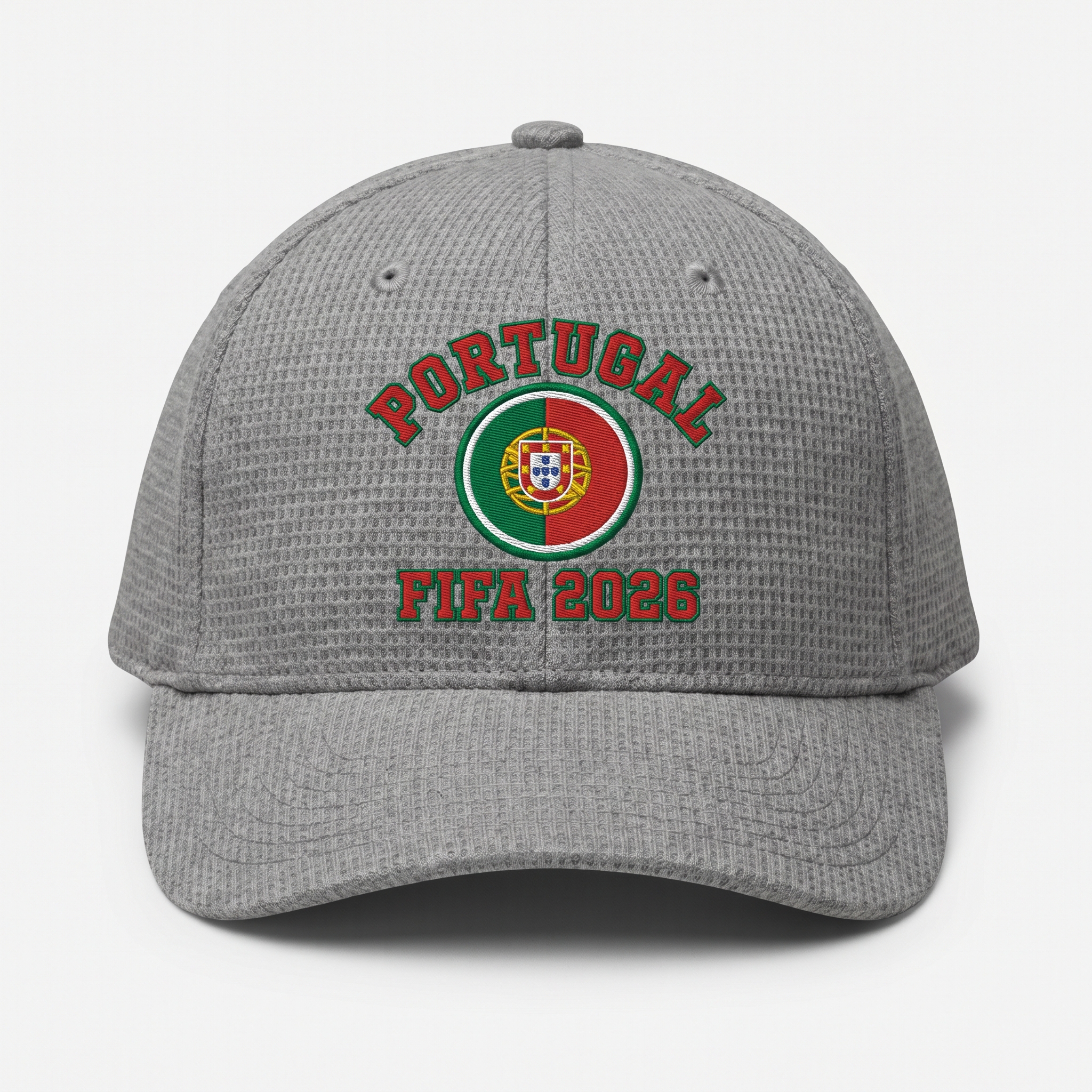 FIFA 2026 Portugal Waffle Knit Cap in Gray