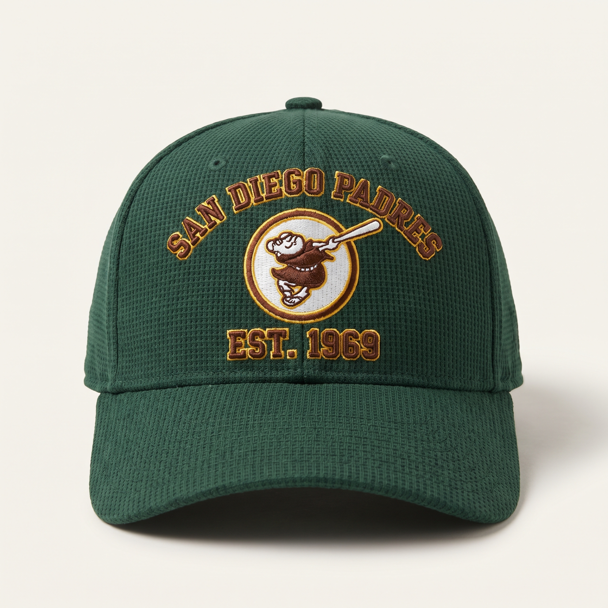San Diego Padres Waffle Knit Cap in Green