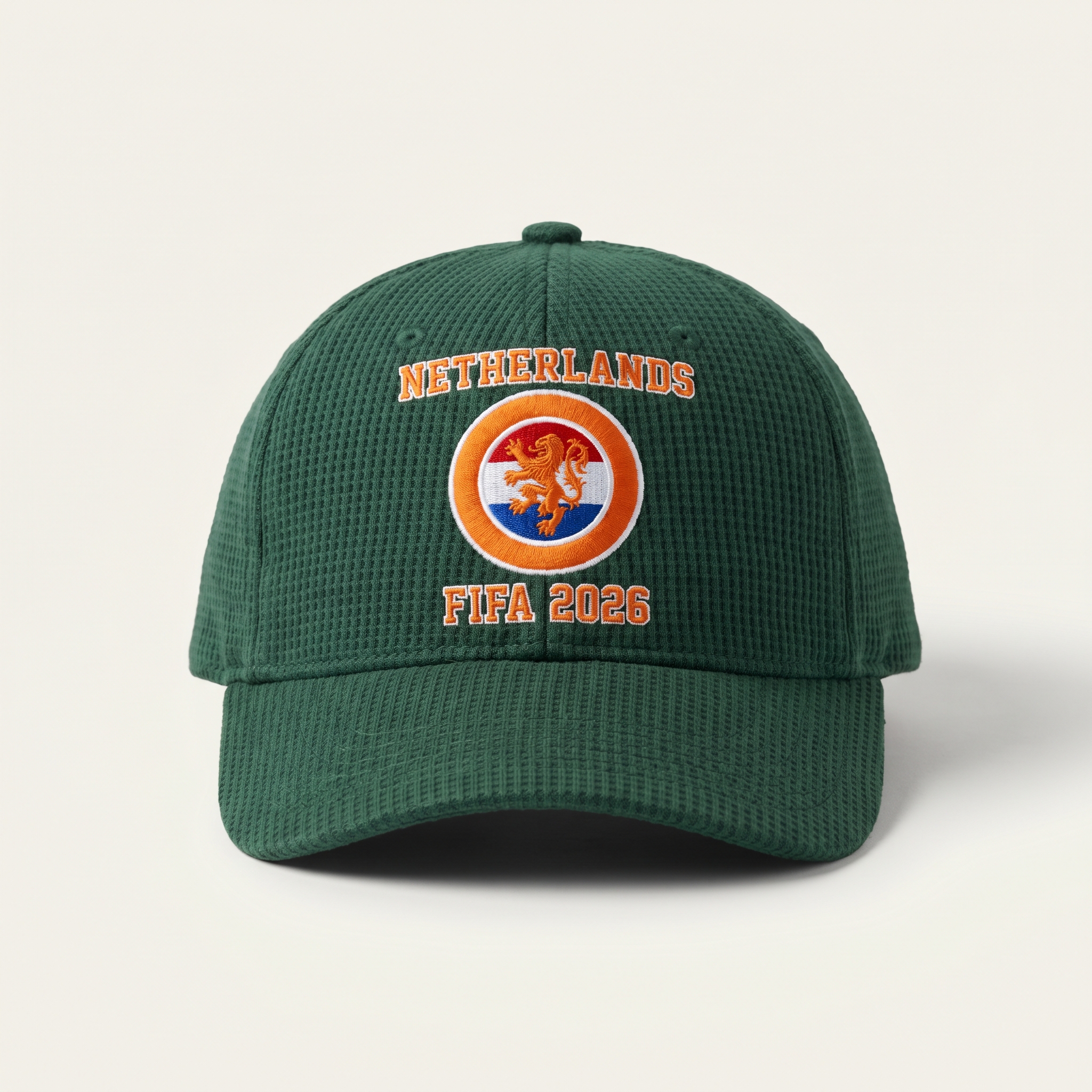 FIFA 2026 Netherlands Waffle Knit Cap in Green
