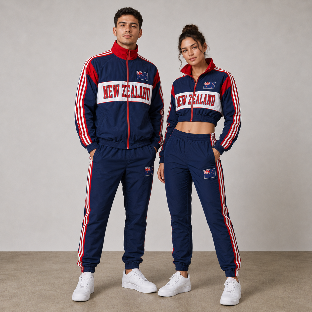 FIFA World Cup 2026 Themed New Zealand Football Fan Sweatshirt And Jogger Set