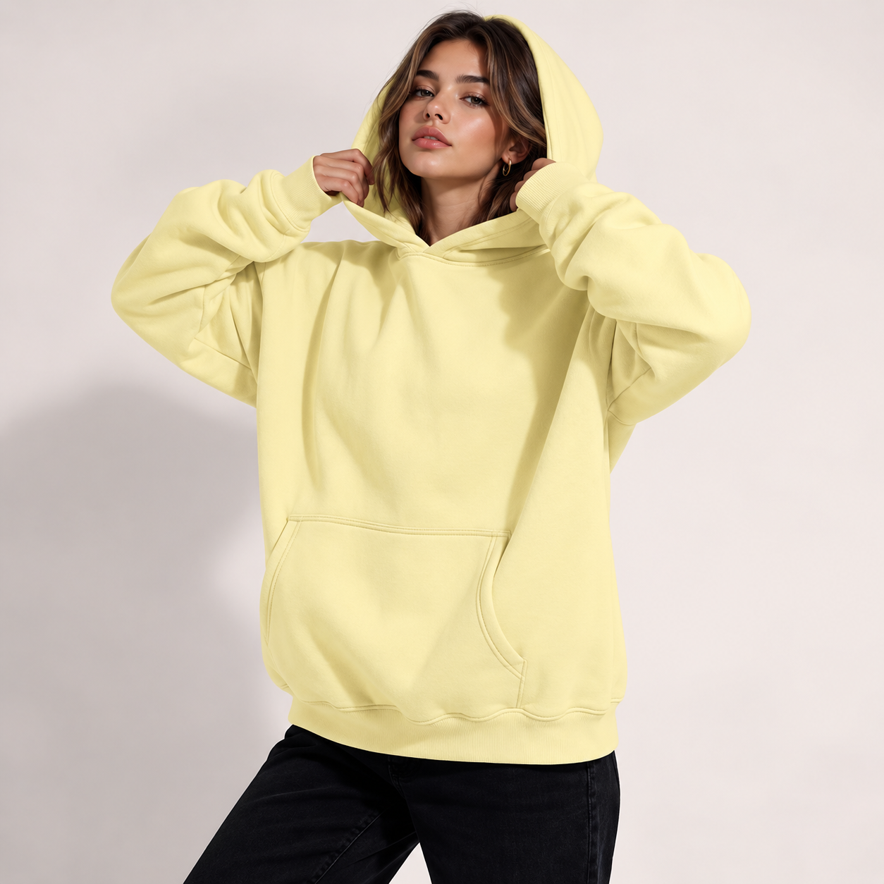 Casual Oversized Pullover Hoodie For Women