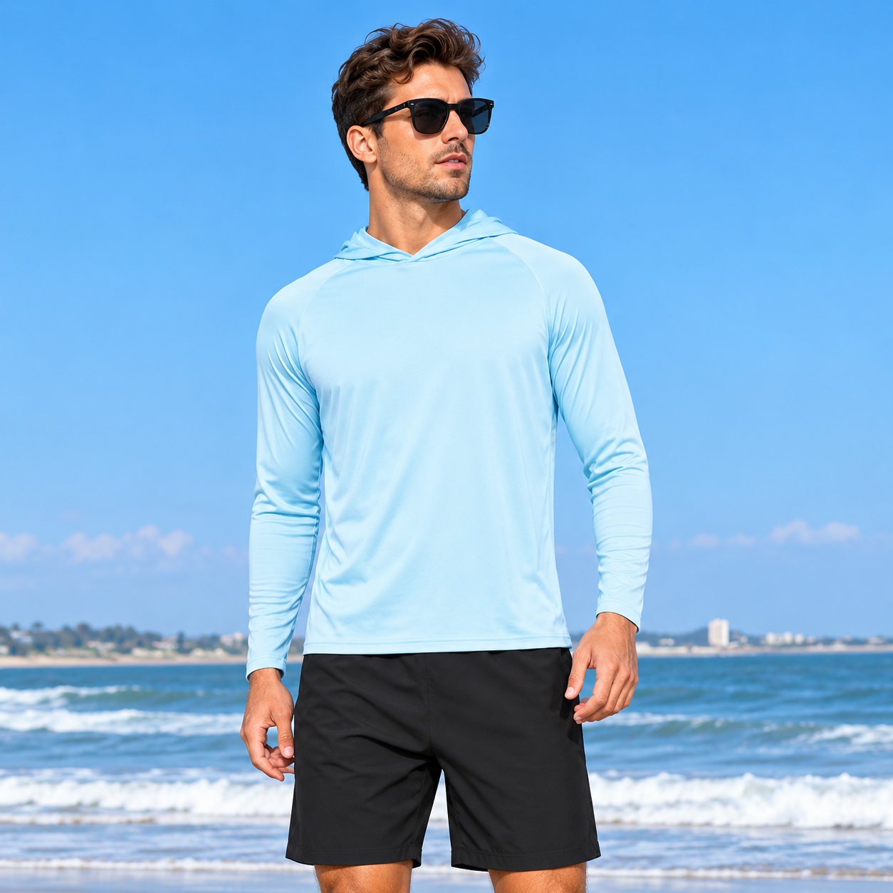 Casual Outdoor Long Sleeve Hoodie For Men