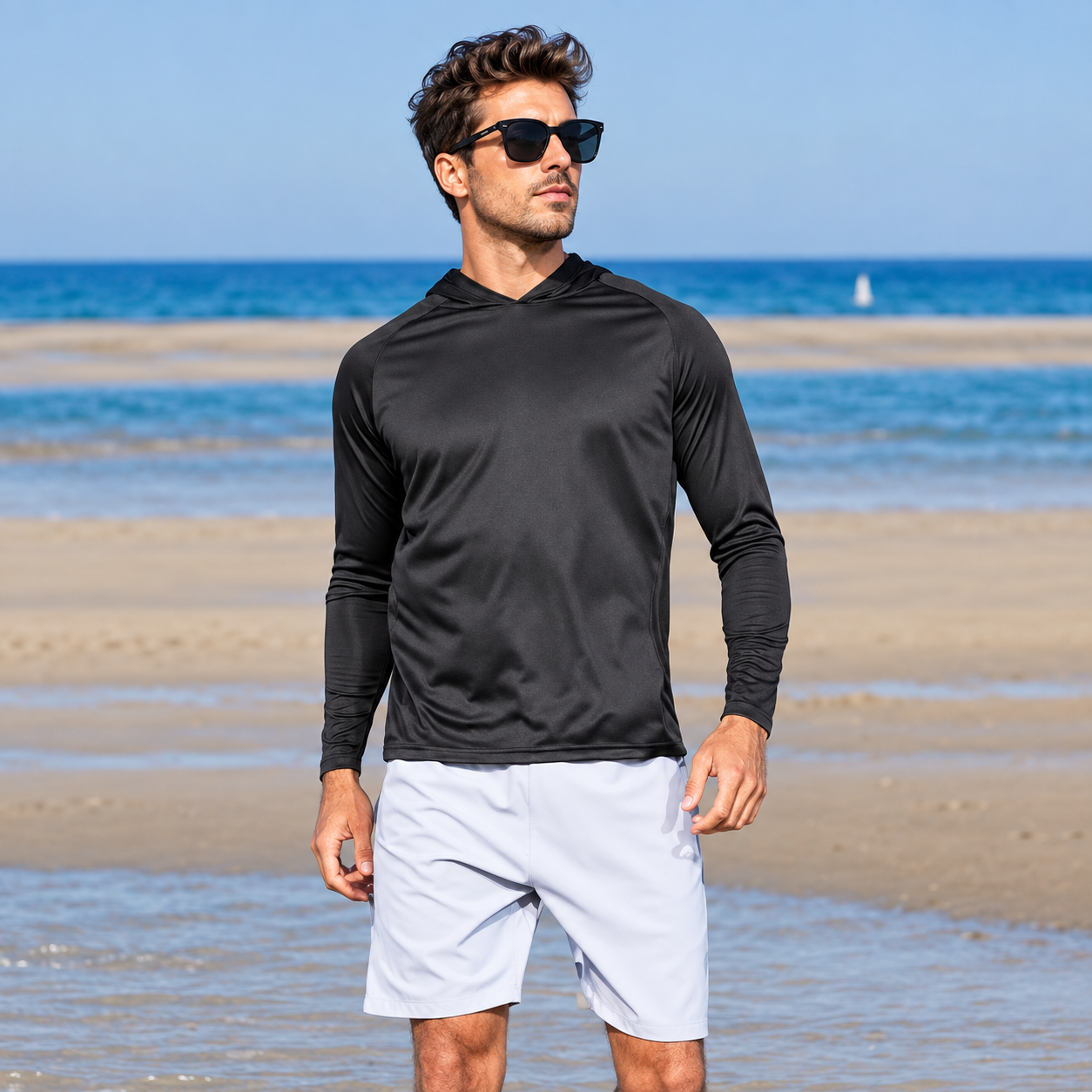Casual Outdoor Long Sleeve Hoodie For Men