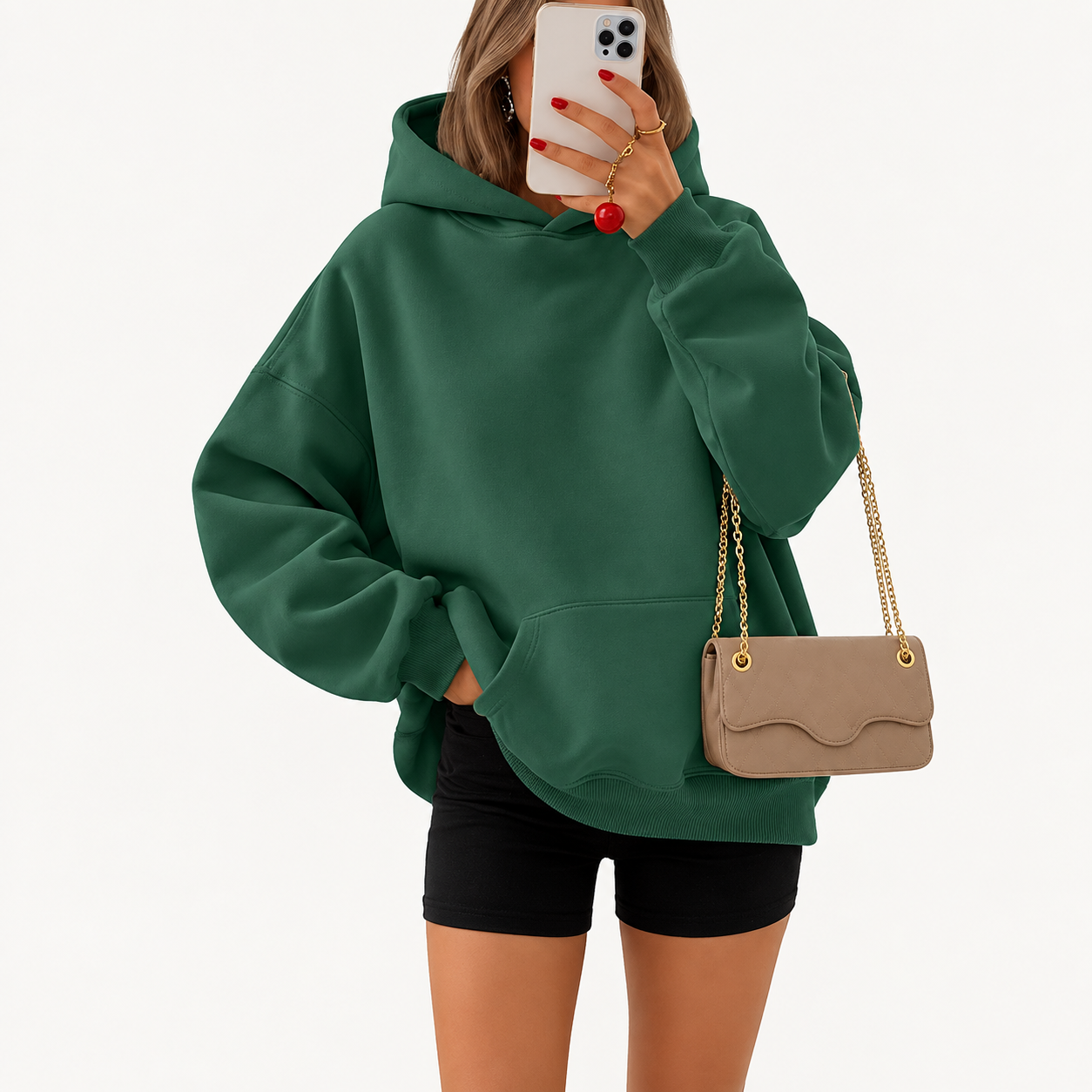 Dark Green · M