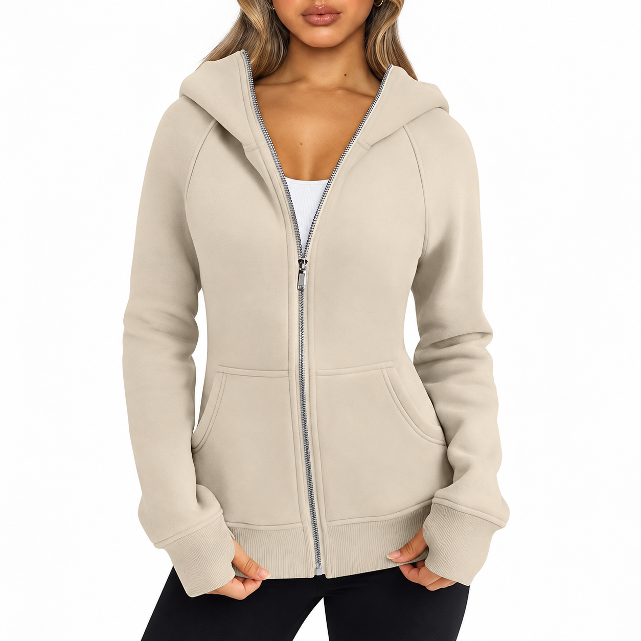 Beige · M