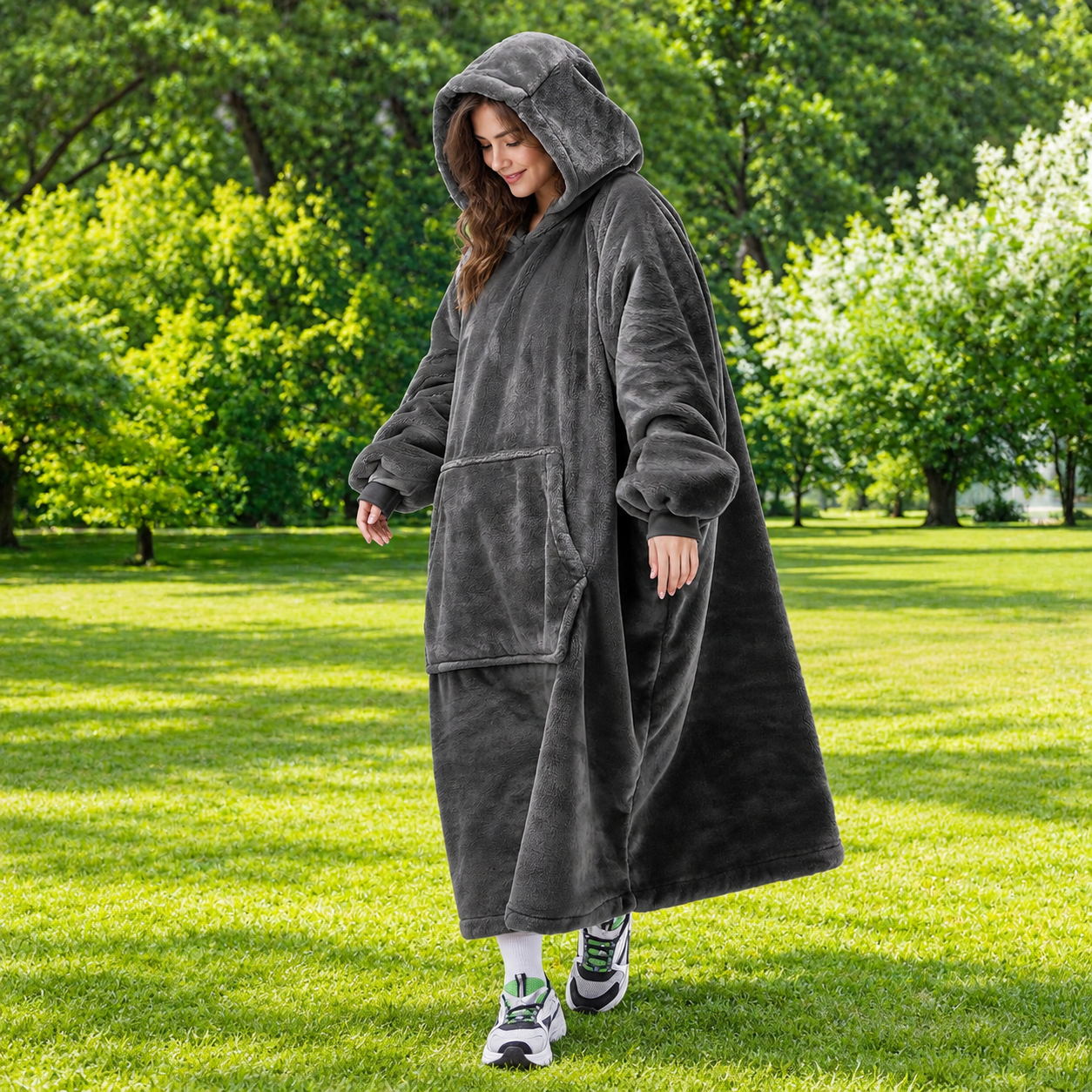 Warm And Cozy Giant Blanket Hoodie For Men And Women