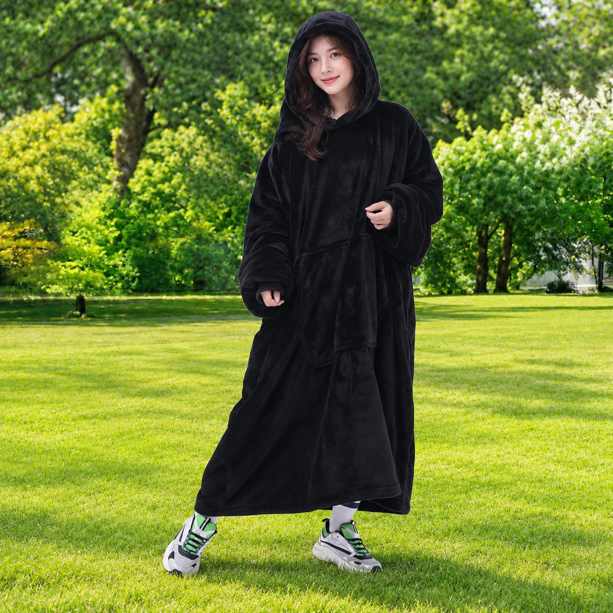 Warm And Cozy Giant Blanket Hoodie For Men And Women