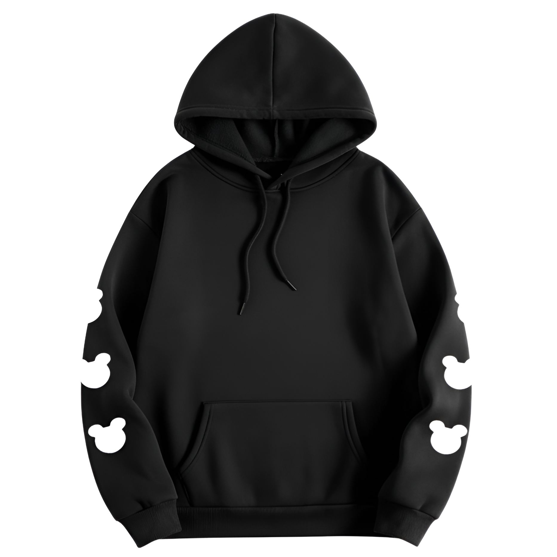 Some Days Just Seem Upside Cartoon Print Pullover Hooded