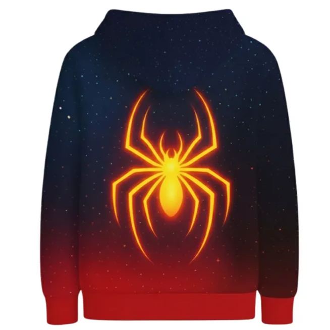 Bright Spider Hoodie for Boys 