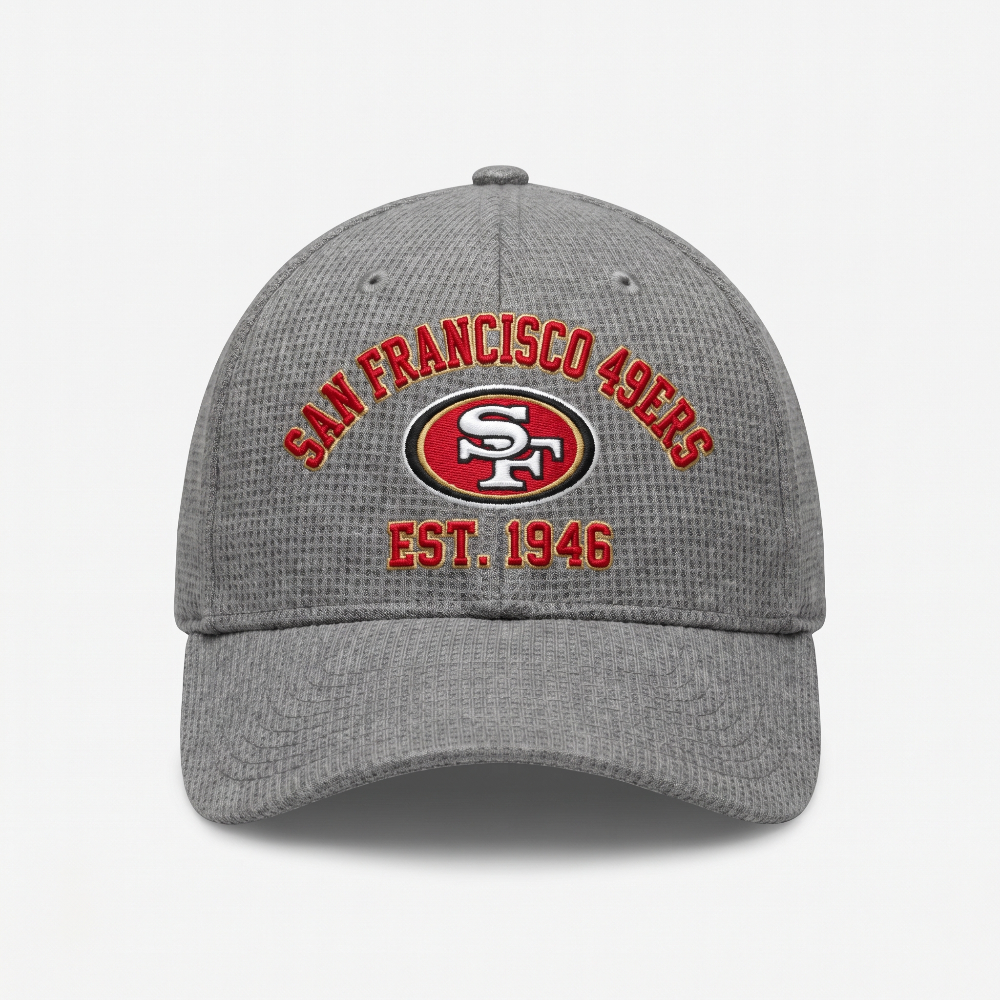 San Francisco 49ers Waffle Knit Cap in Gray