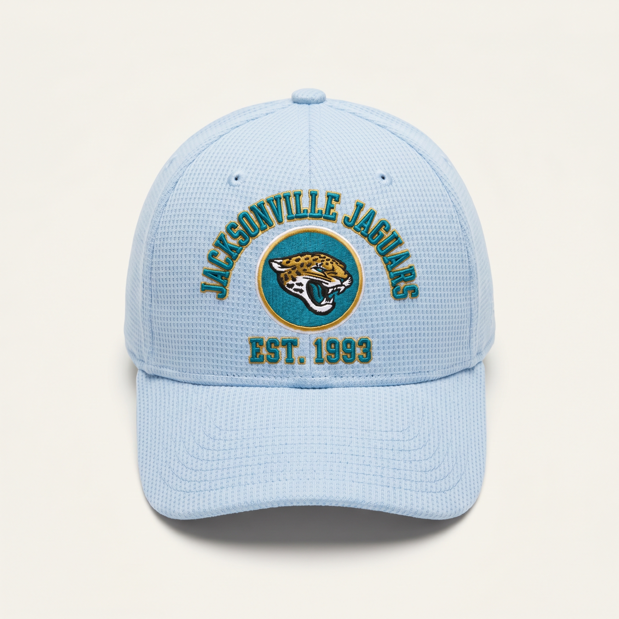 Jacksonville Jaguars Waffle Knit Cap in Light Blue