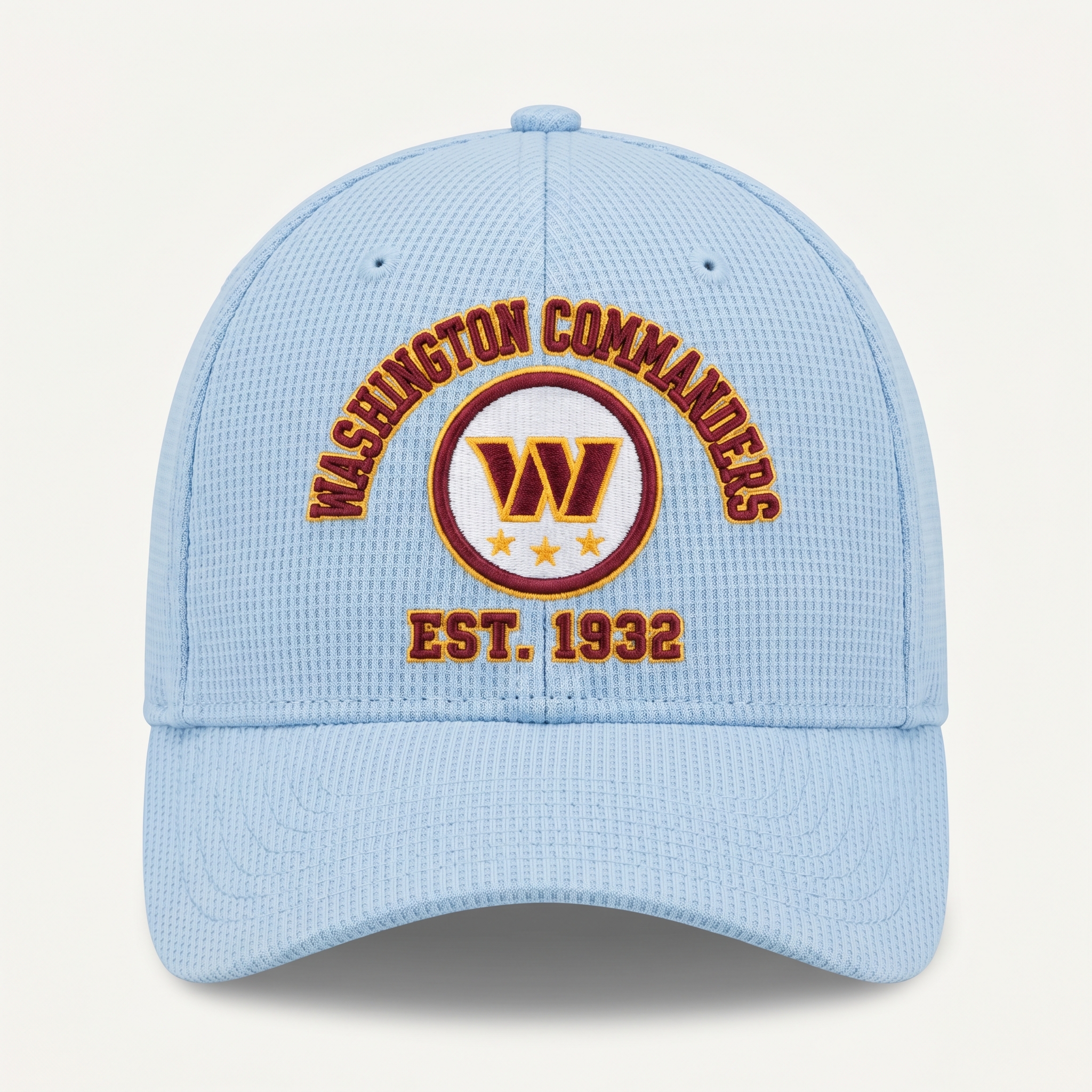 Washington Commanders Waffle Knit Cap in Light Blue