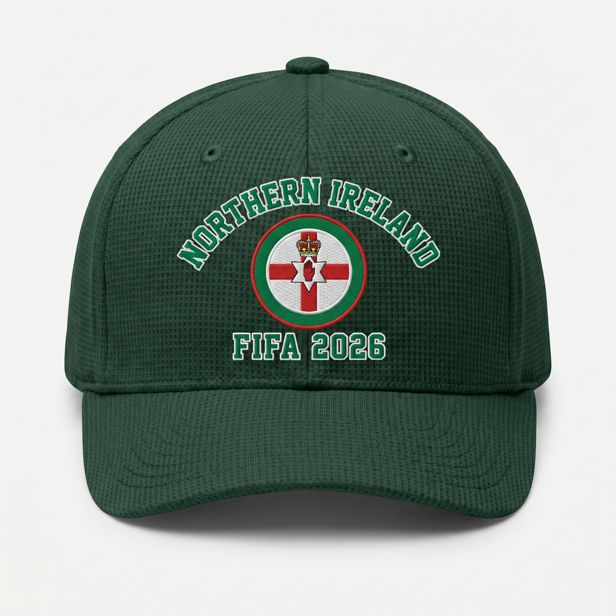 FIFA 2026 Northern Ireland Waffle Knit Cap in Green