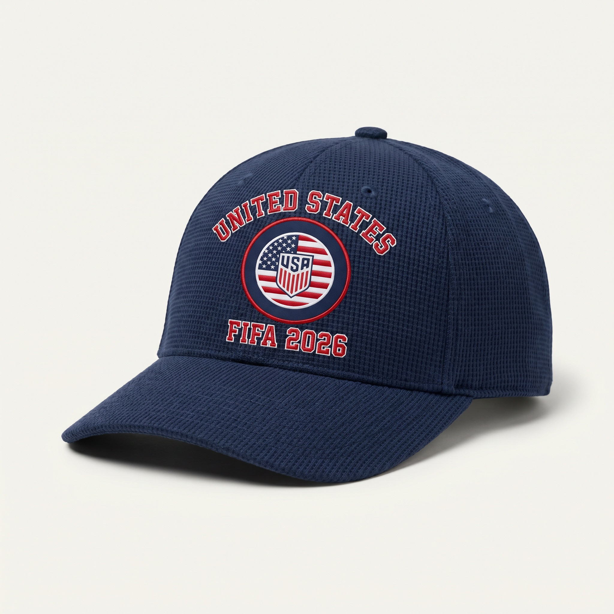 FIFA 2026 United States Waffle Knit Cap in Blue