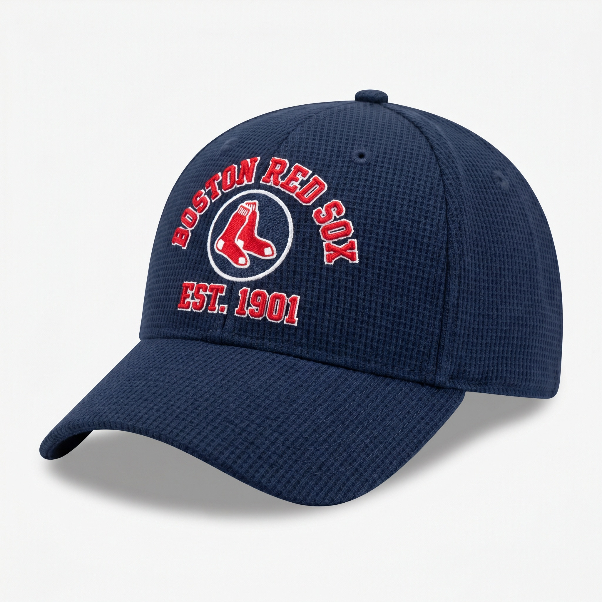 Boston Red Sox Waffle Knit Cap in Blue