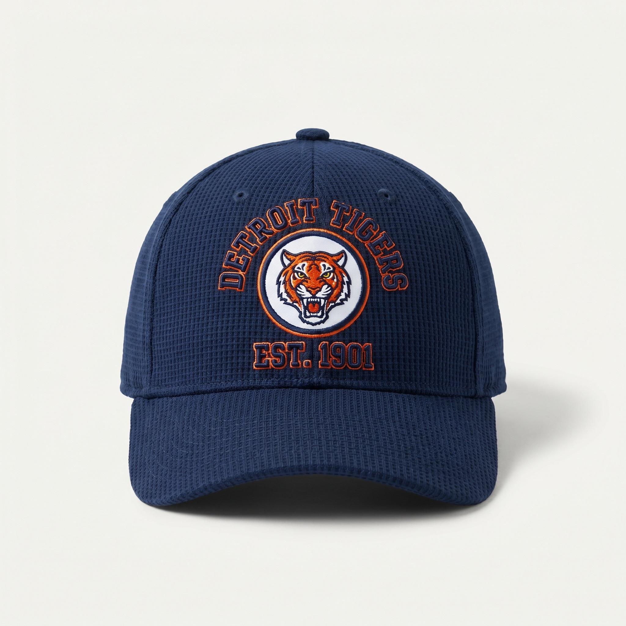 Detroit Tigers Waffle Knit Cap in Blue