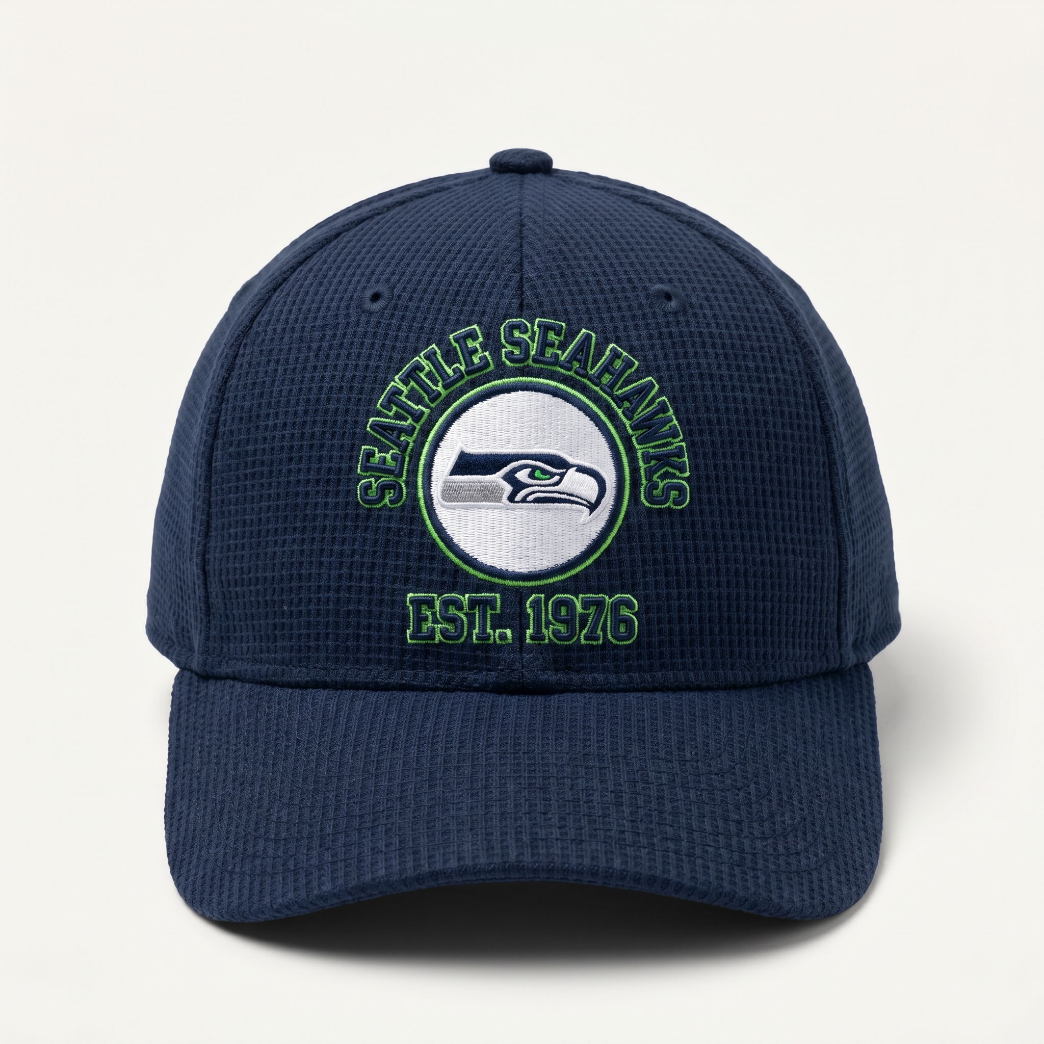 Seattle Seahawks Waffle Knit Cap in Blue