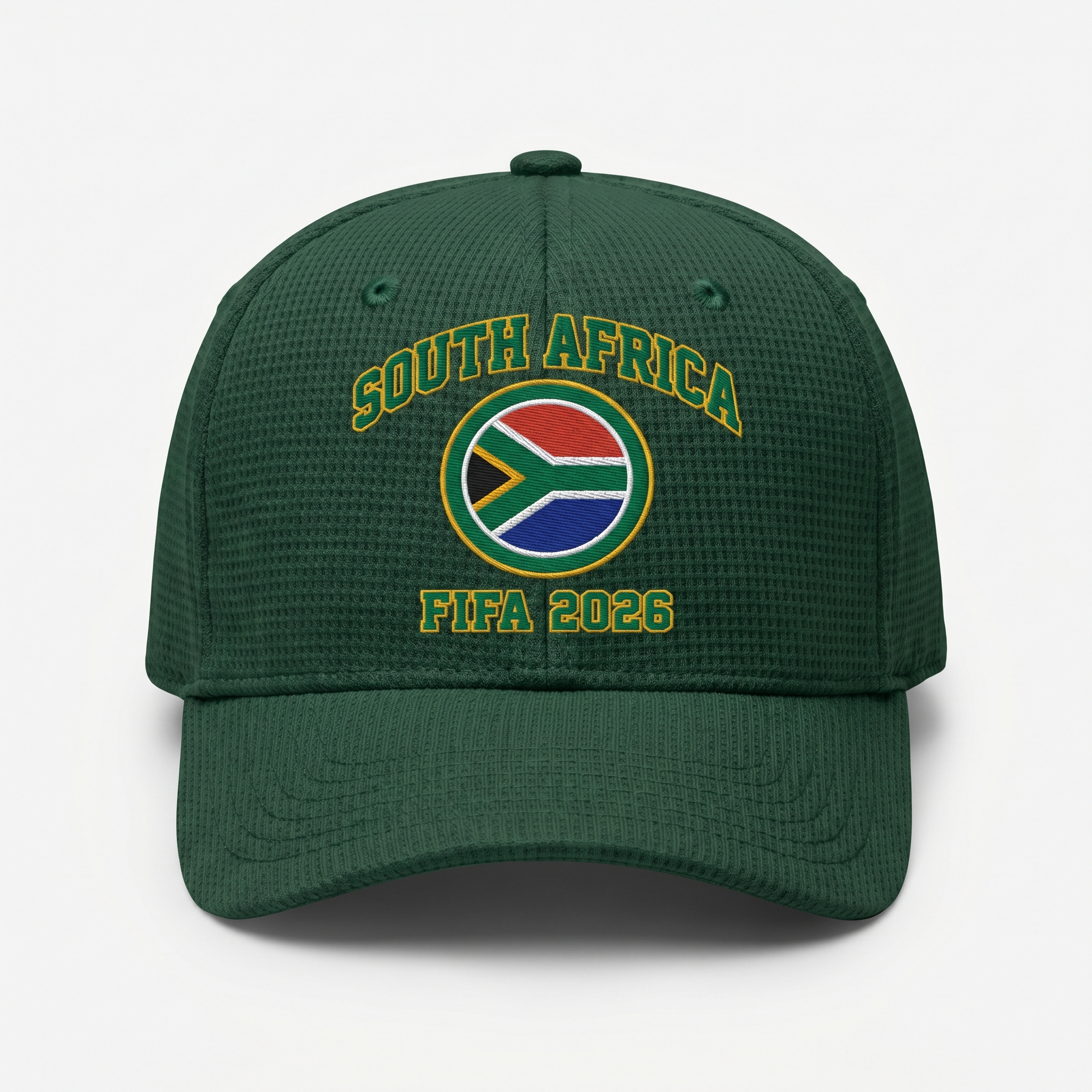 FIFA 2026 South Africa Waffle Knit Cap in Green