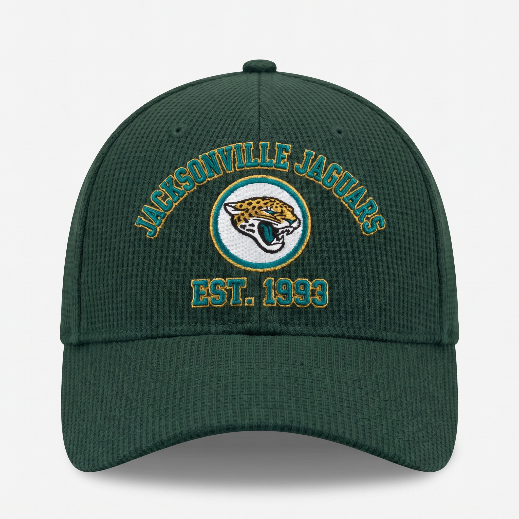 Jacksonville Jaguars Waffle Knit Cap in Green