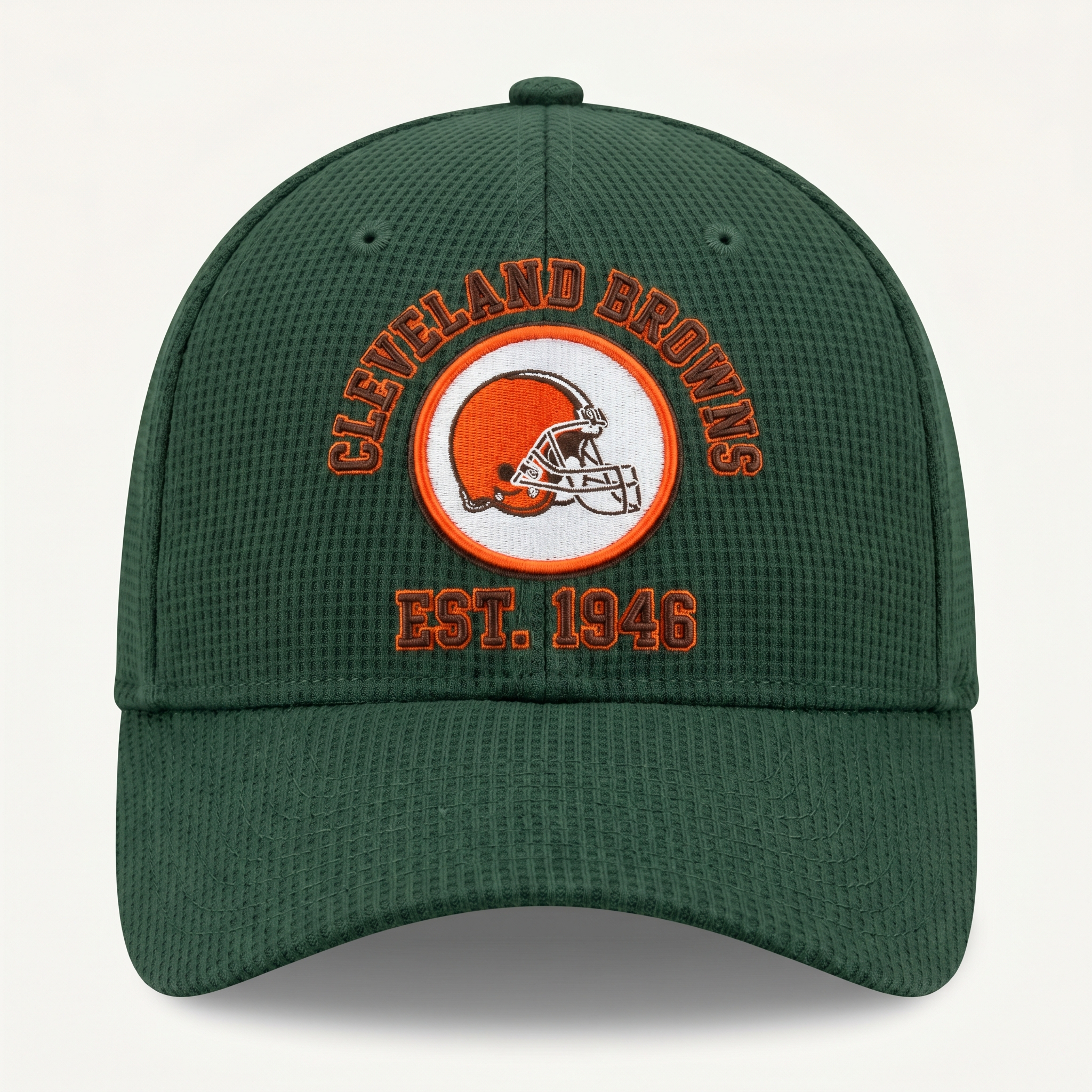 Cleveland Browns Waffle Knit Cap in Green